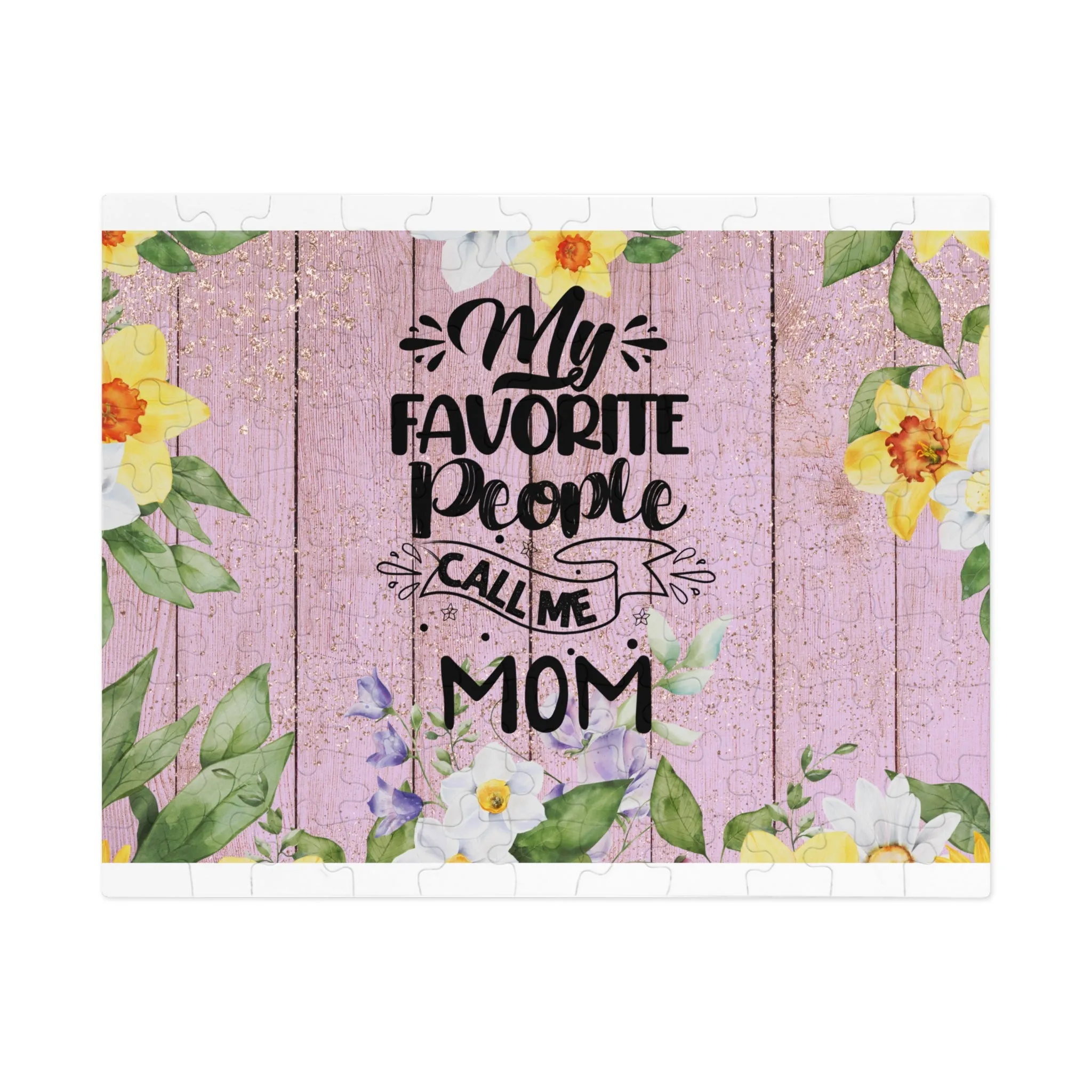 Jigsaw Puzzle, My Favorite People call me Mom, Personalised/Non-Personalised (30, 110, 252, 500,1000-Piece)