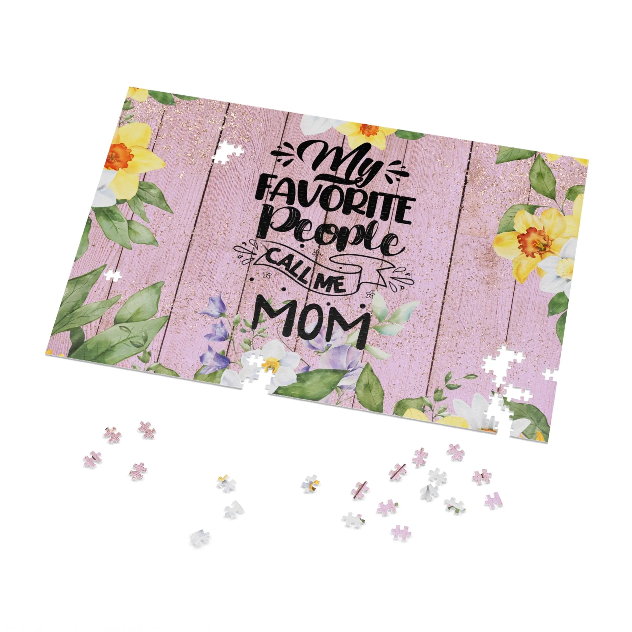 Jigsaw Puzzle, My Favorite People call me Mom, Personalised/Non-Personalised (30, 110, 252, 500,1000-Piece)