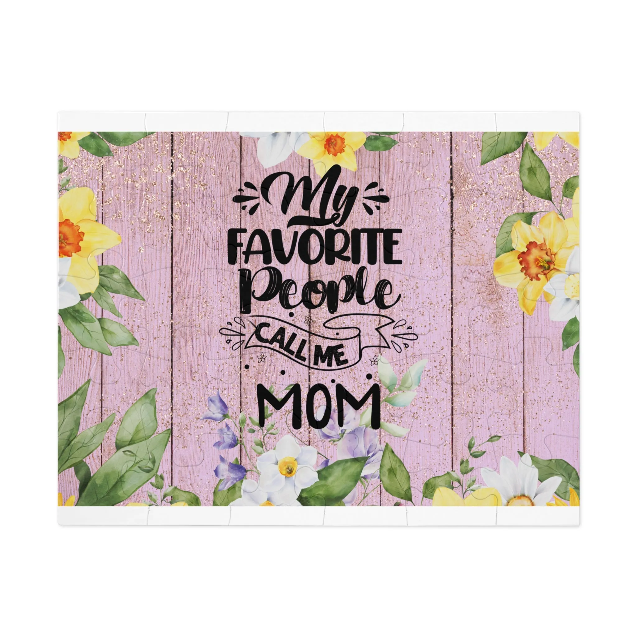 Jigsaw Puzzle, My Favorite People call me Mom, Personalised/Non-Personalised (30, 110, 252, 500,1000-Piece)