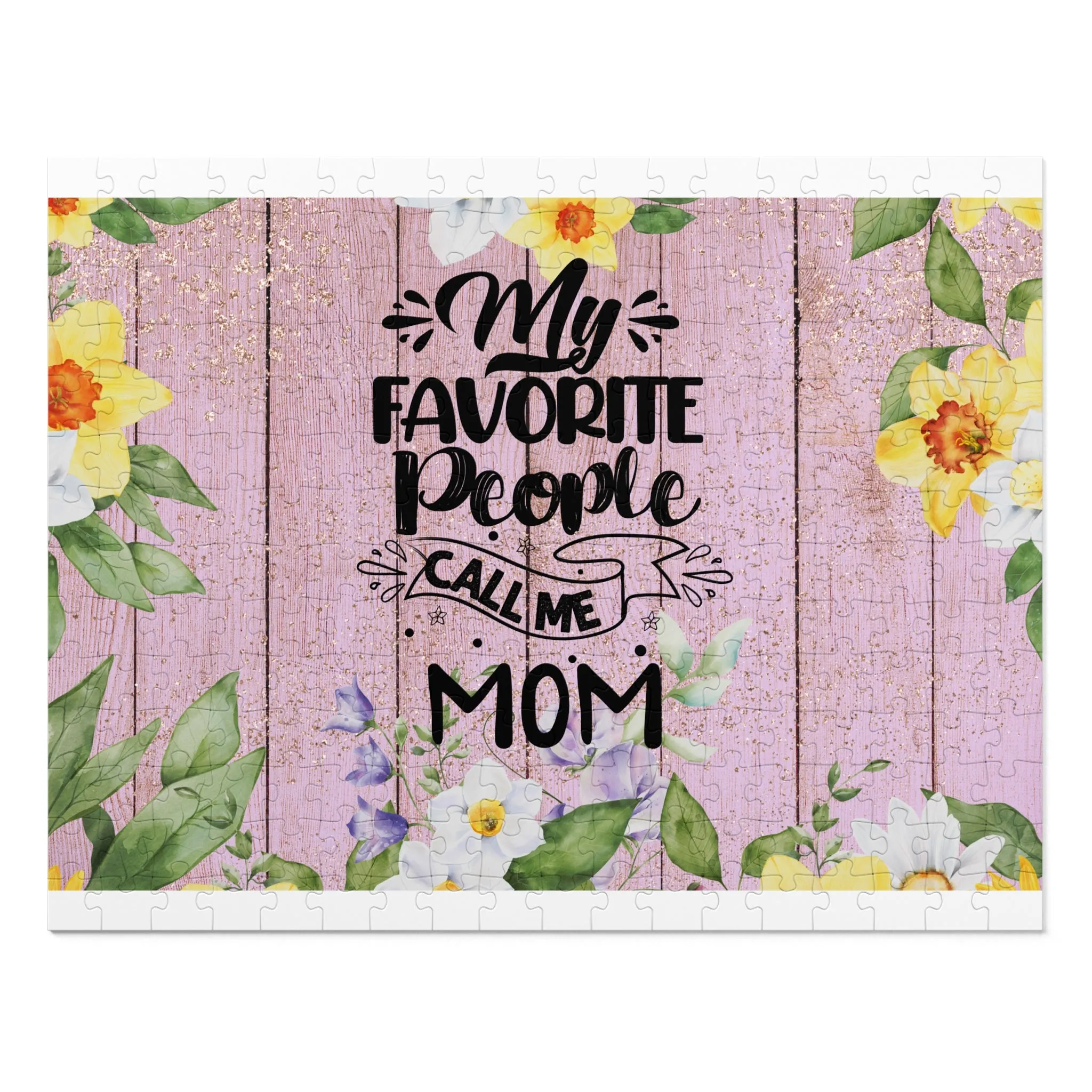 Jigsaw Puzzle, My Favorite People call me Mom, Personalised/Non-Personalised (30, 110, 252, 500,1000-Piece)