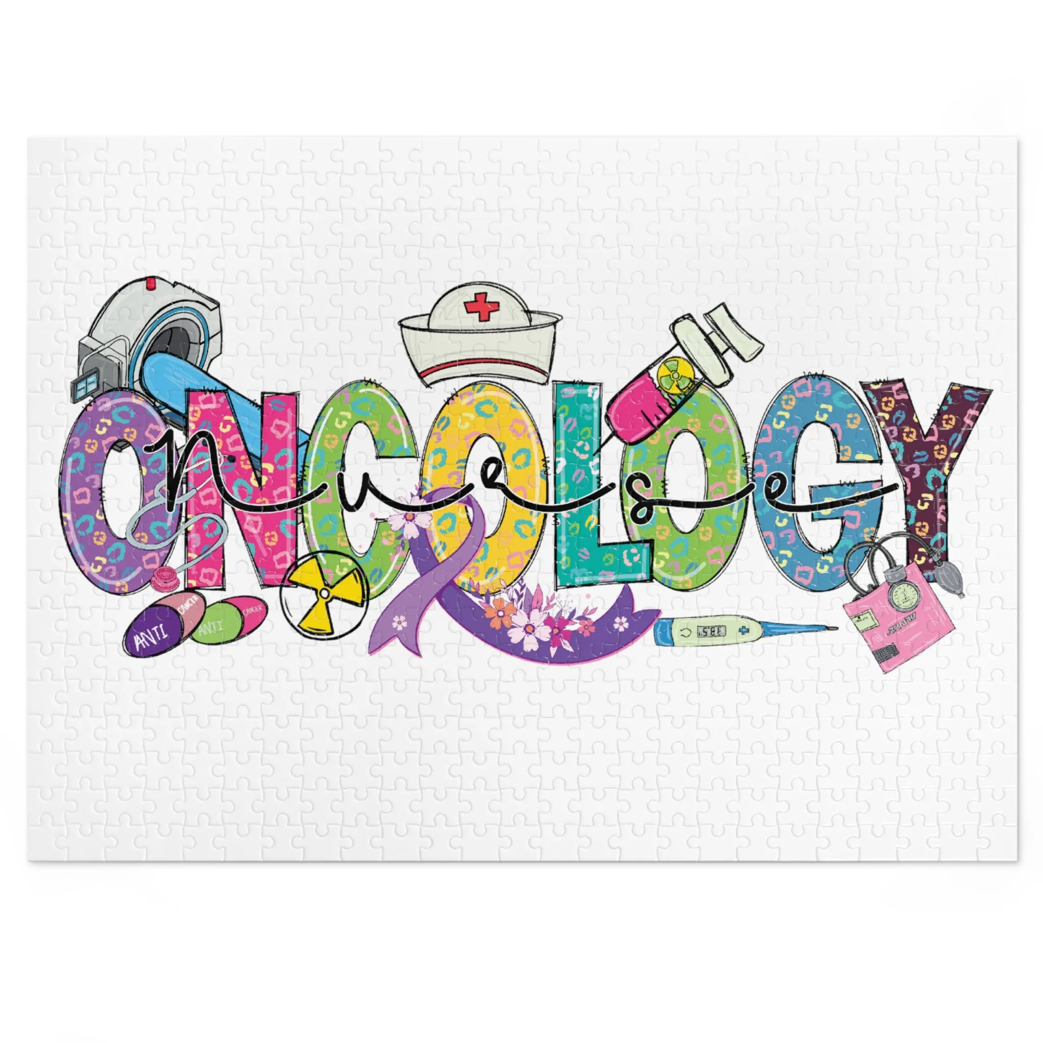 Jigsaw Puzzle, Oncology Nurse, Personalised/Non-Personalised (30, 110, 252, 500,1000-Piece)