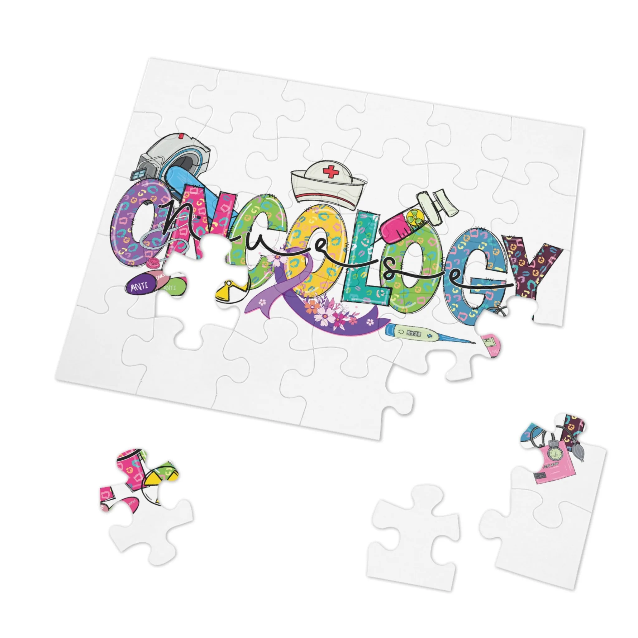 Jigsaw Puzzle, Oncology Nurse, Personalised/Non-Personalised (30, 110, 252, 500,1000-Piece)