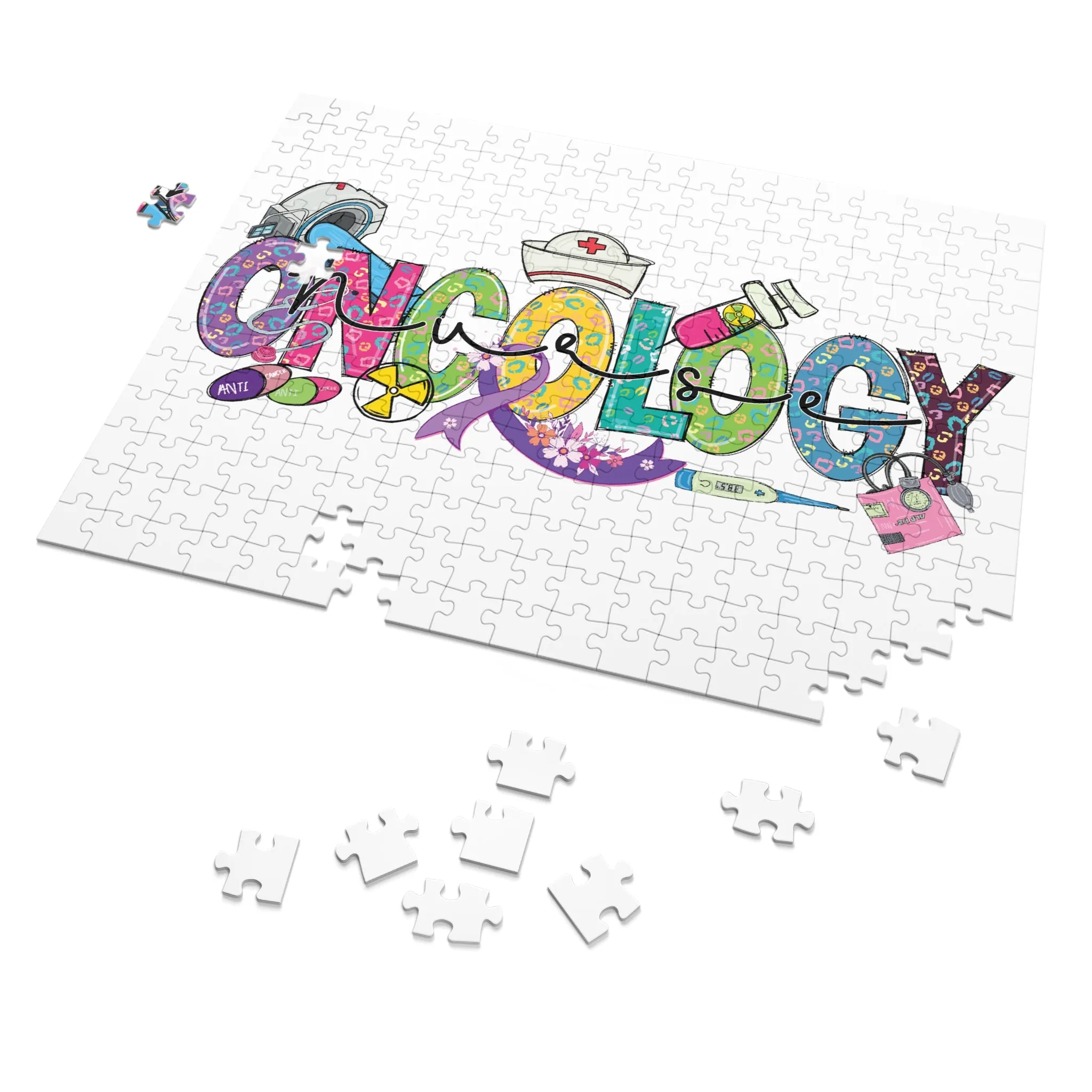 Jigsaw Puzzle, Oncology Nurse, Personalised/Non-Personalised (30, 110, 252, 500,1000-Piece)