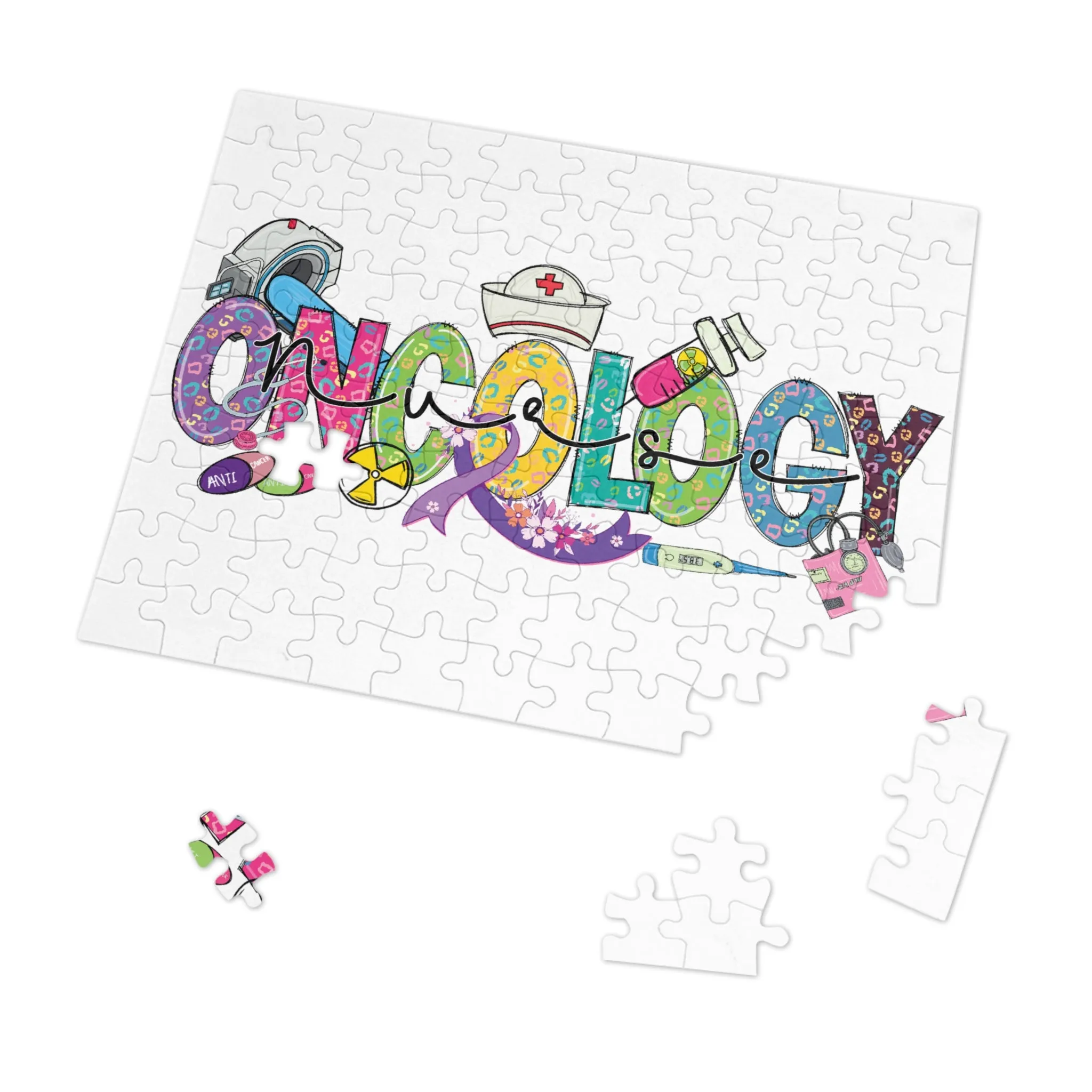 Jigsaw Puzzle, Oncology Nurse, Personalised/Non-Personalised (30, 110, 252, 500,1000-Piece)