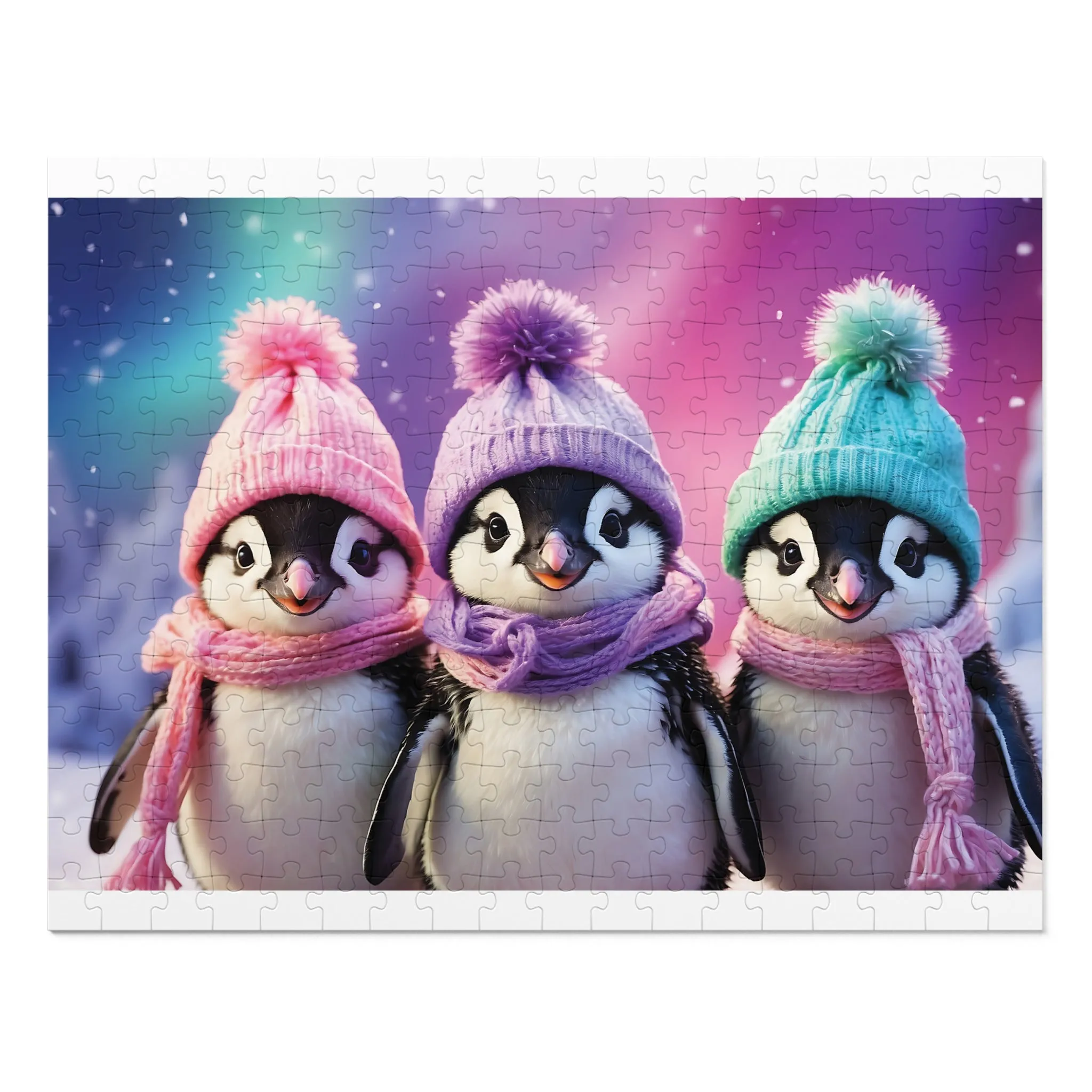 Jigsaw Puzzle, Penguin, Personalised/Non-Personalised (30, 110, 252, 500,1000-Piece)