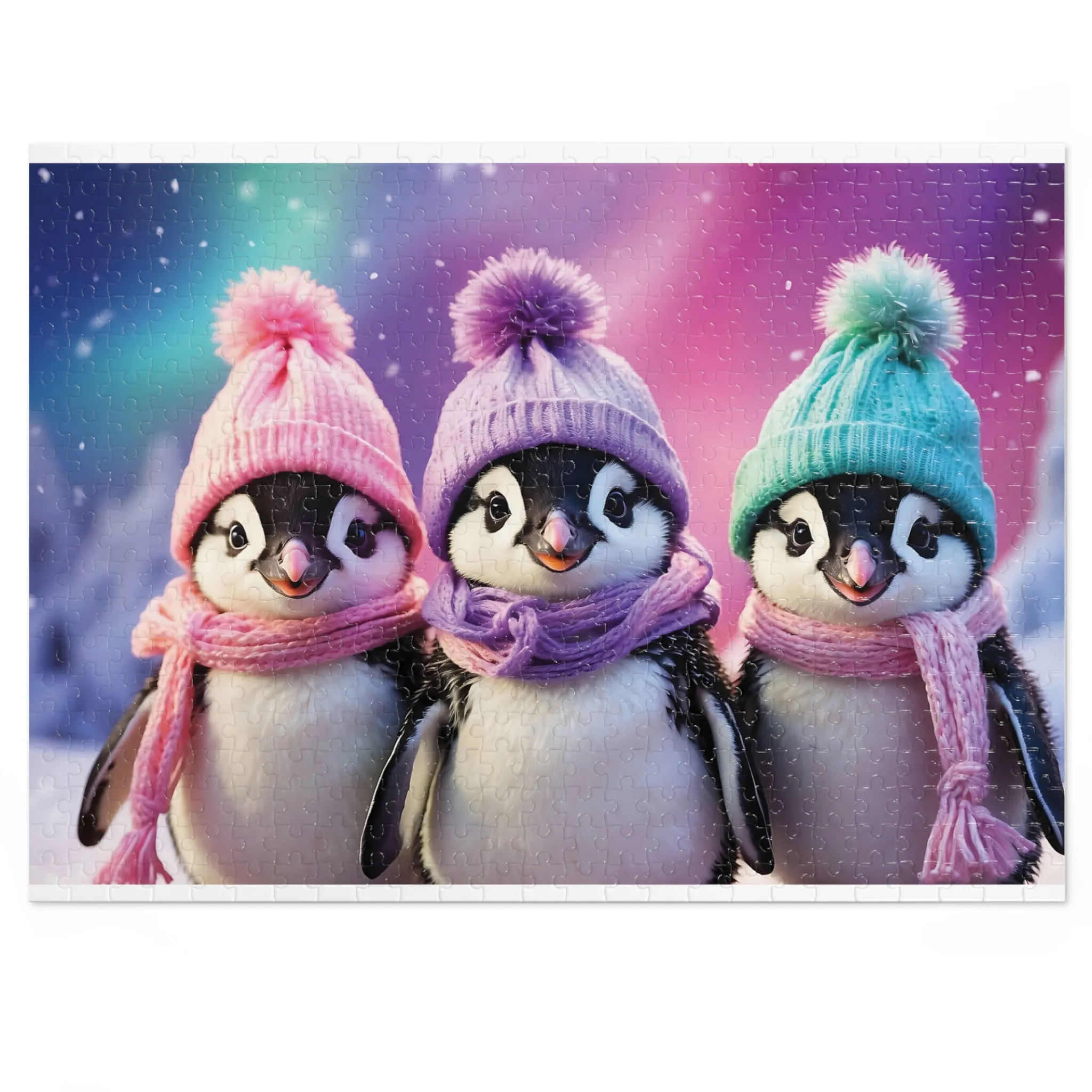 Jigsaw Puzzle, Penguin, Personalised/Non-Personalised (30, 110, 252, 500,1000-Piece)