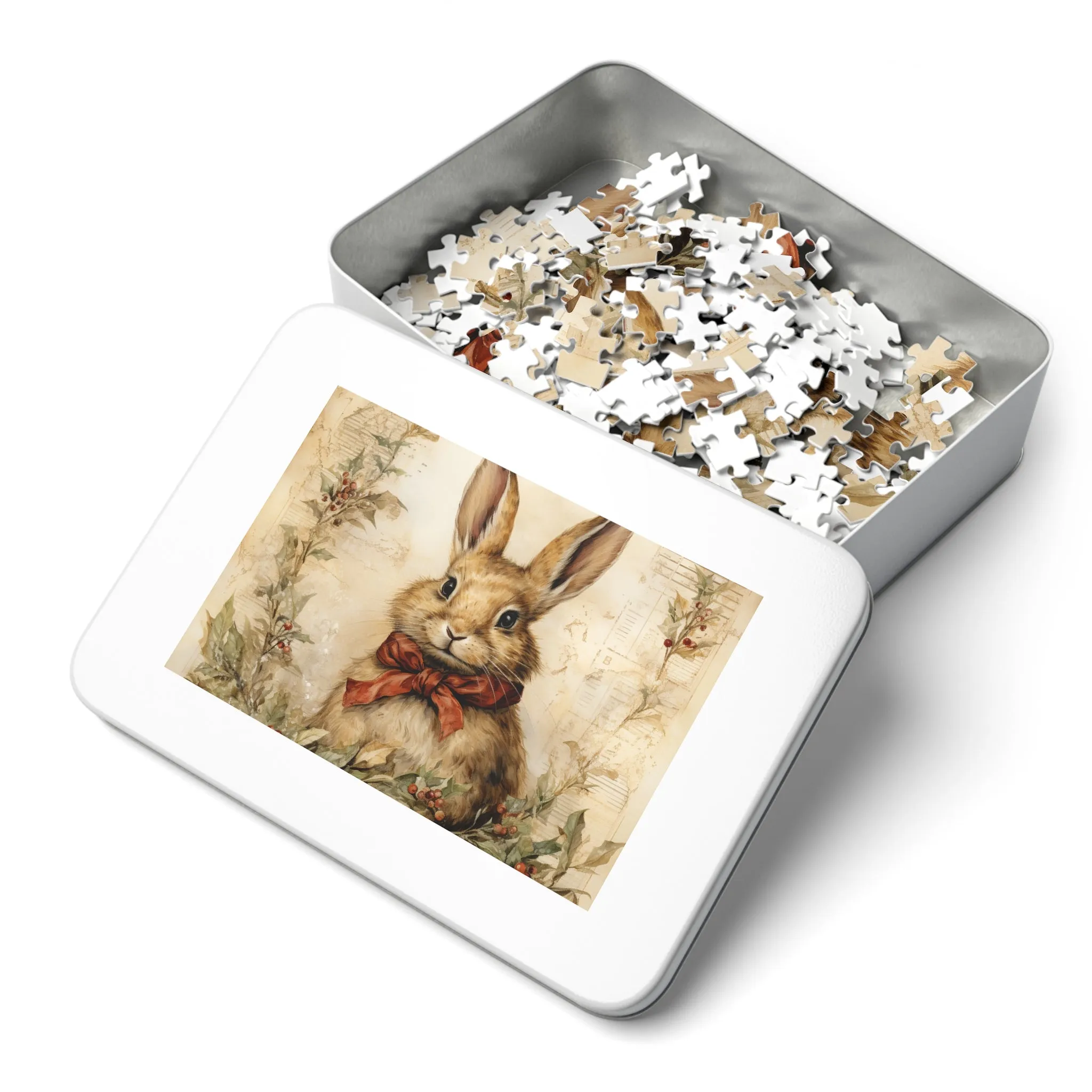 Jigsaw Puzzle, Rabbit, Personalised/Non-Personalised (30, 110, 252, 500,1000-Piece)