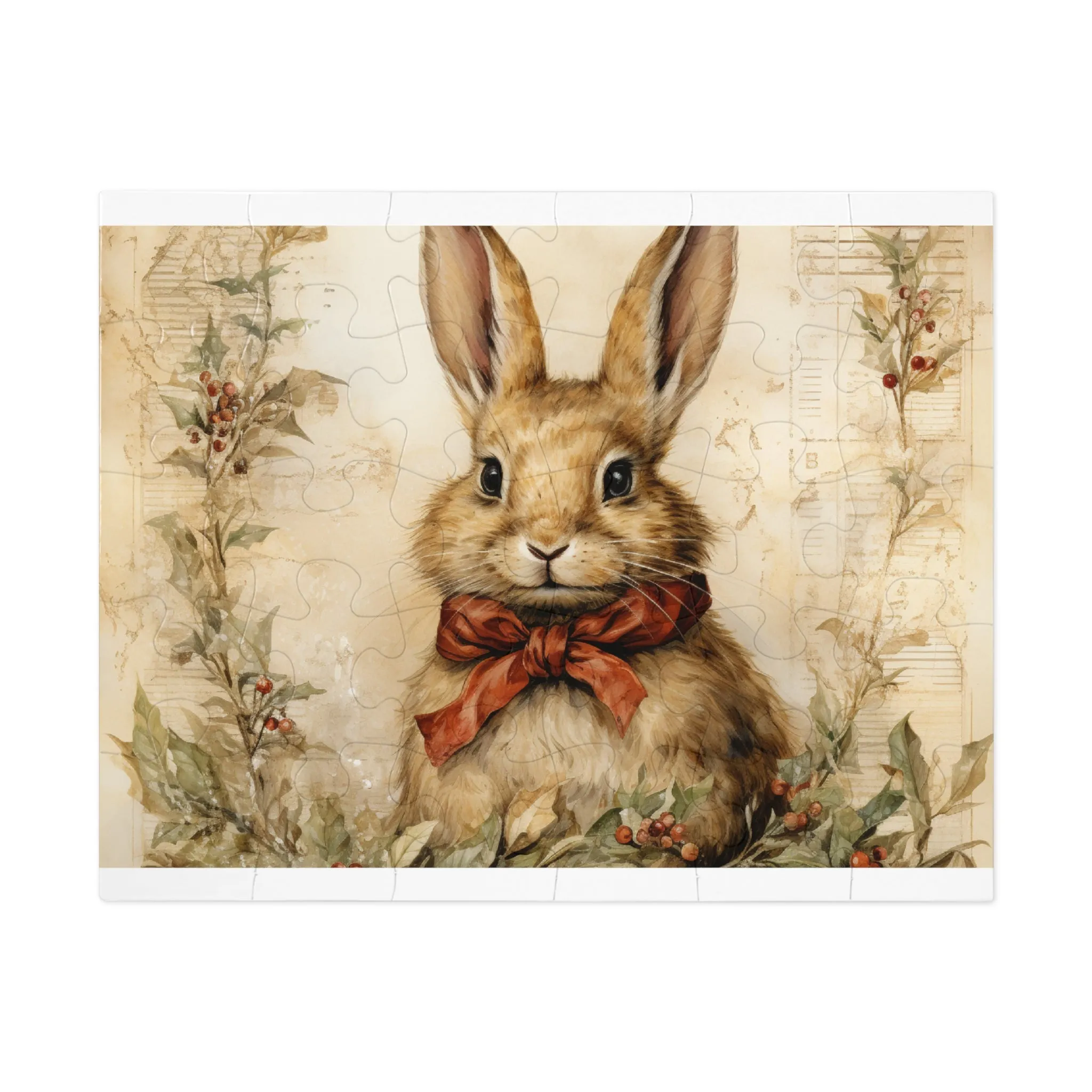 Jigsaw Puzzle, Rabbit, Personalised/Non-Personalised (30, 110, 252, 500,1000-Piece)