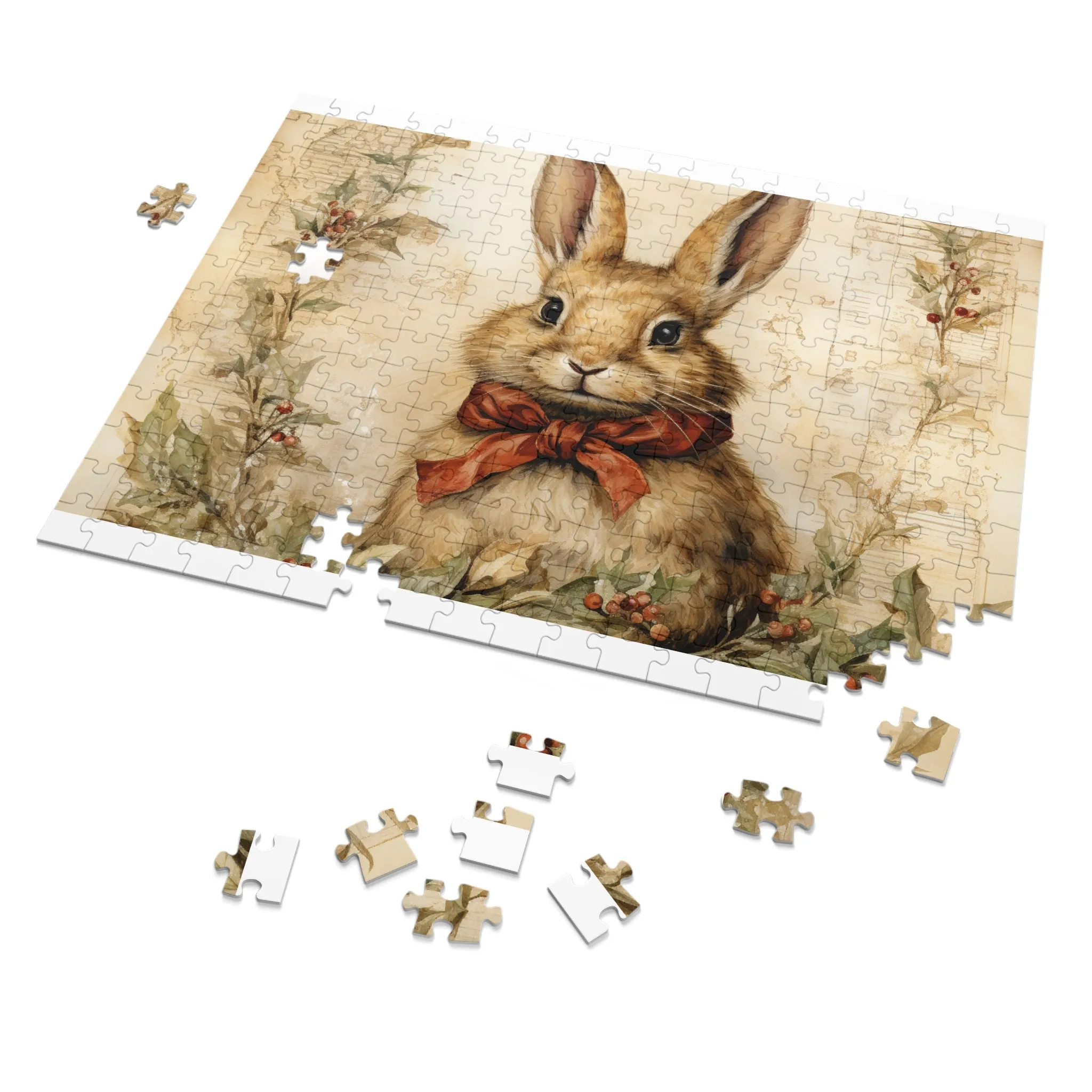 Jigsaw Puzzle, Rabbit, Personalised/Non-Personalised (30, 110, 252, 500,1000-Piece)