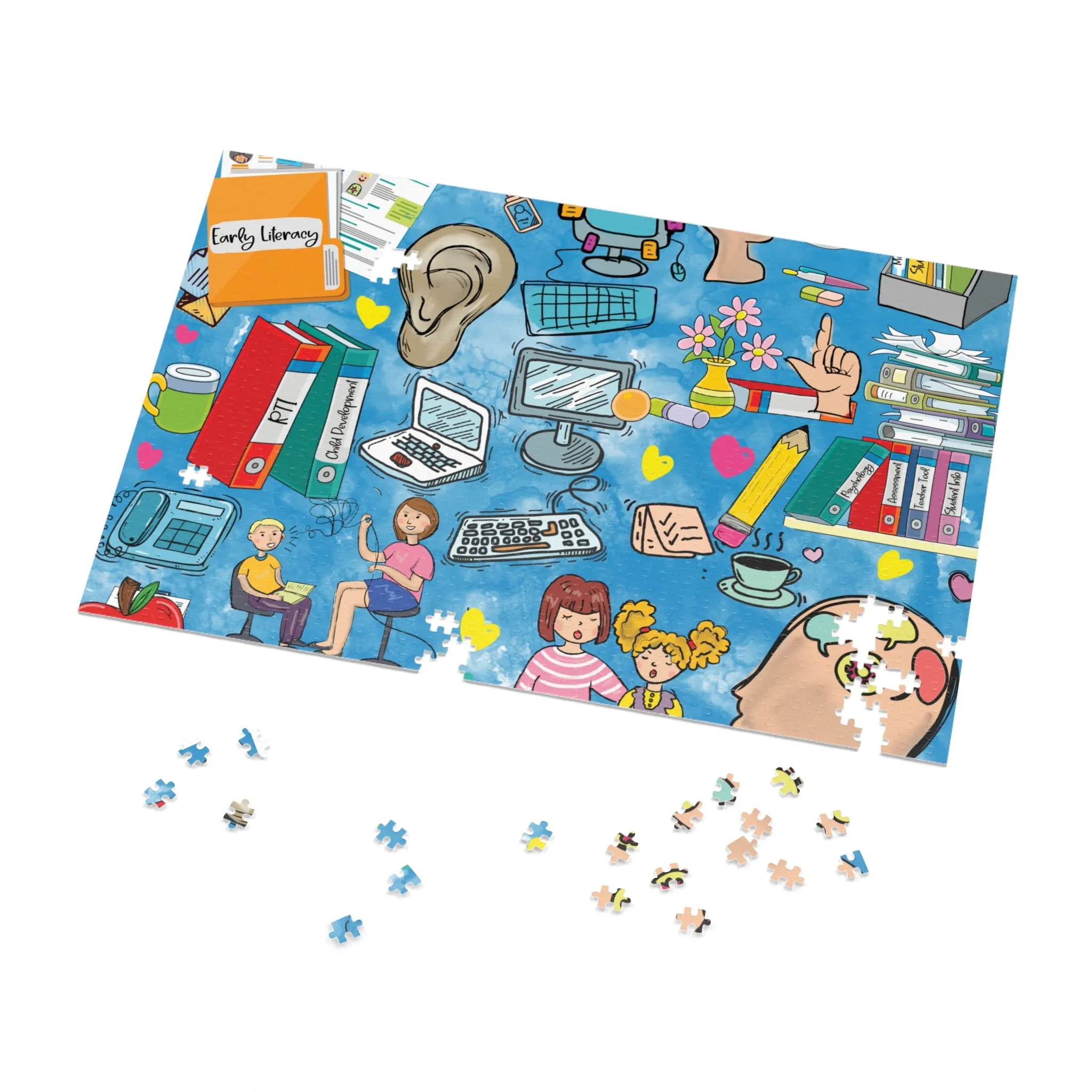 Jigsaw Puzzle, School Psychologist, Personalised/Non-Personalised (30, 110, 252, 500,1000-Piece)