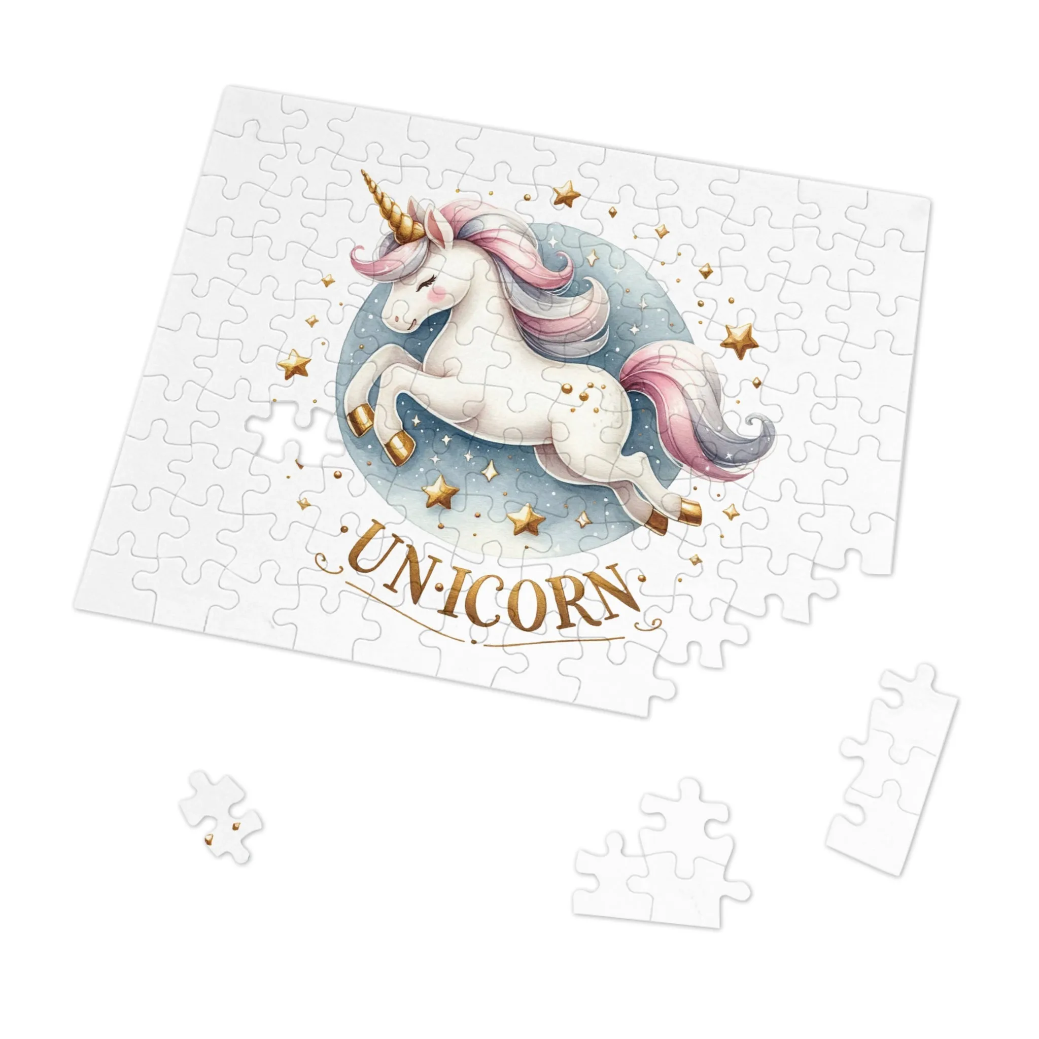 Jigsaw Puzzle, Unicorn, Personalised/Non-Personalised (30, 110, 252, 500,1000-Piece)