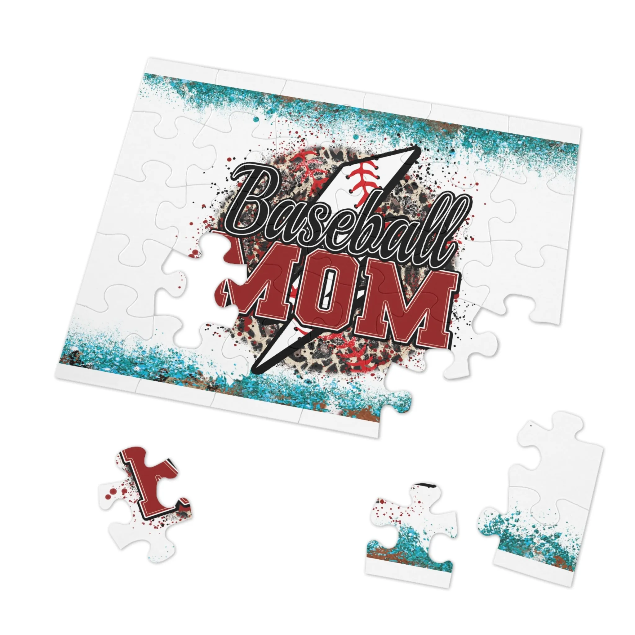 Jigsaw Puzzle, Western, Baseball Mom, Personalised/Non-Personalised (30, 110, 252, 500,1000-Piece)