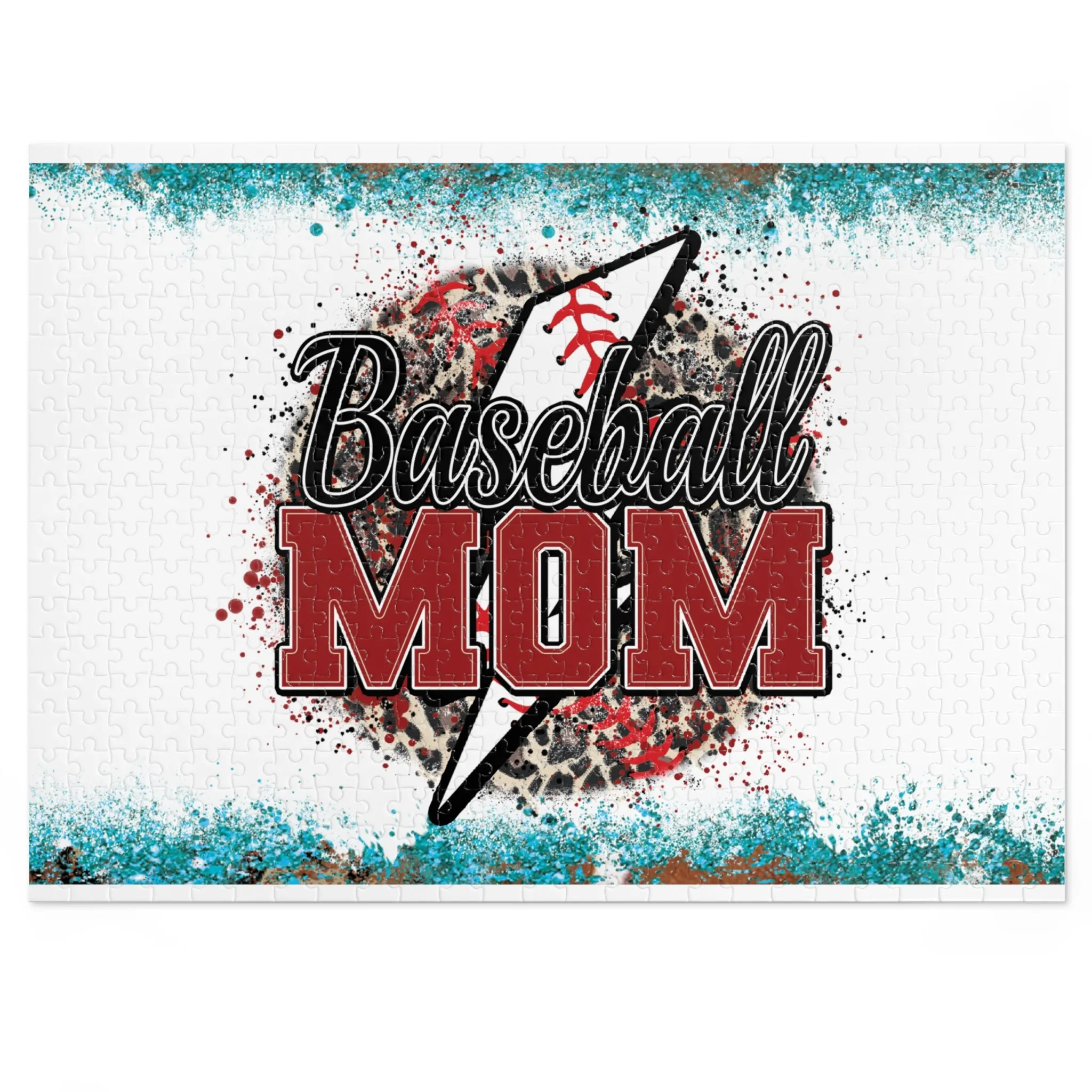 Jigsaw Puzzle, Western, Baseball Mom, Personalised/Non-Personalised (30, 110, 252, 500,1000-Piece)