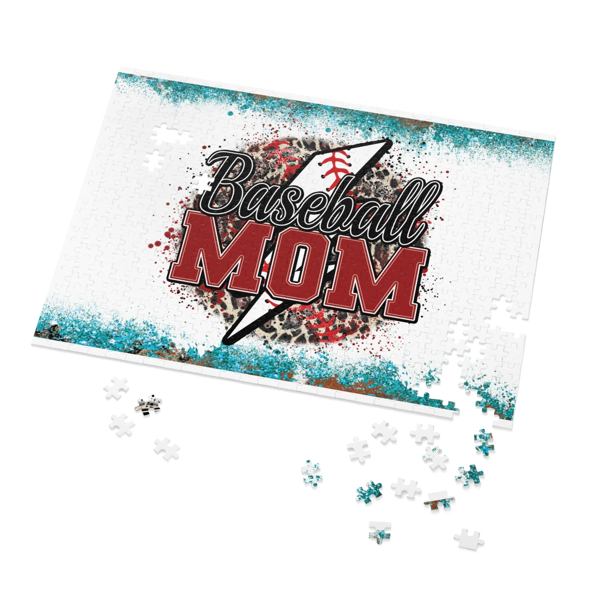 Jigsaw Puzzle, Western, Baseball Mom, Personalised/Non-Personalised (30, 110, 252, 500,1000-Piece)