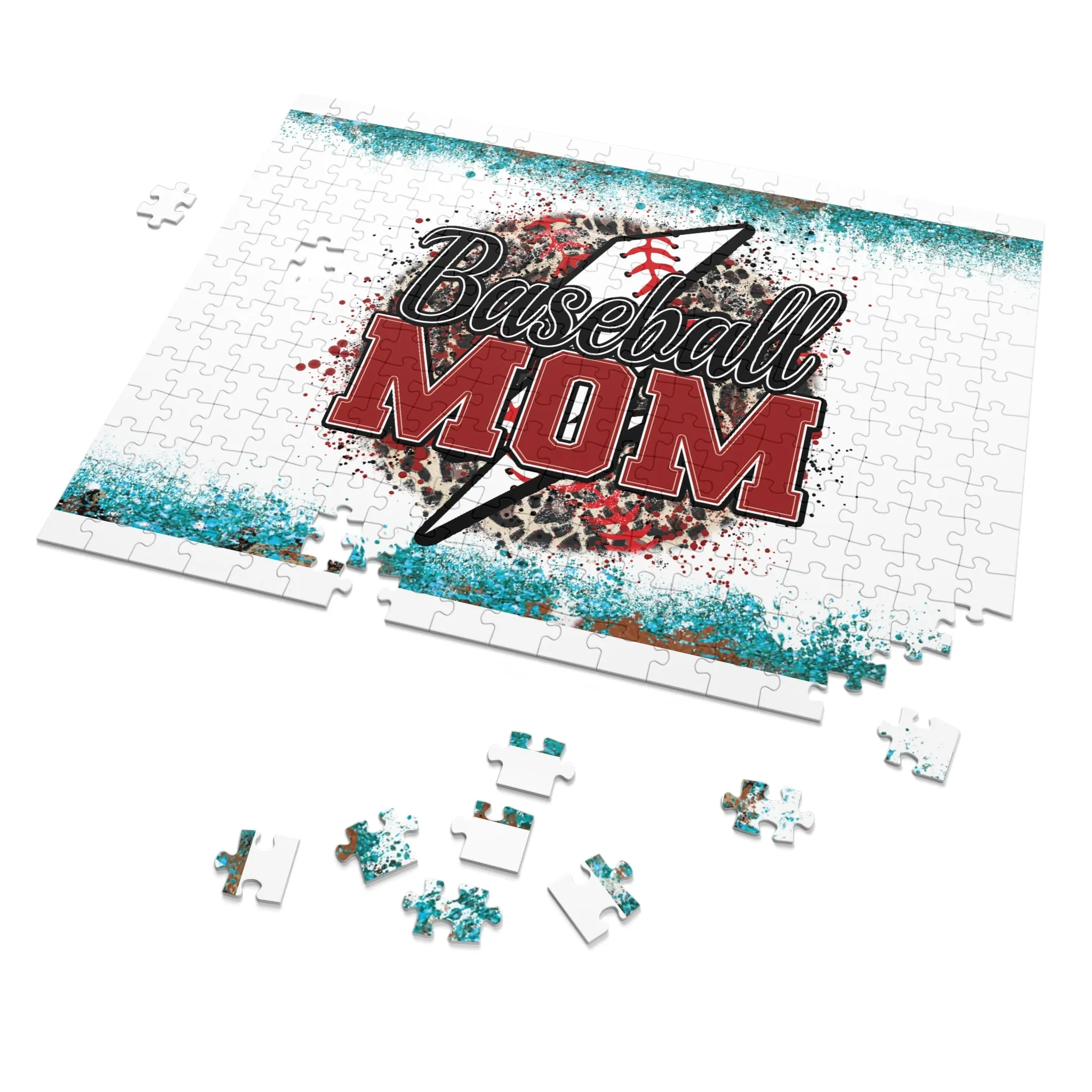 Jigsaw Puzzle, Western, Baseball Mom, Personalised/Non-Personalised (30, 110, 252, 500,1000-Piece)