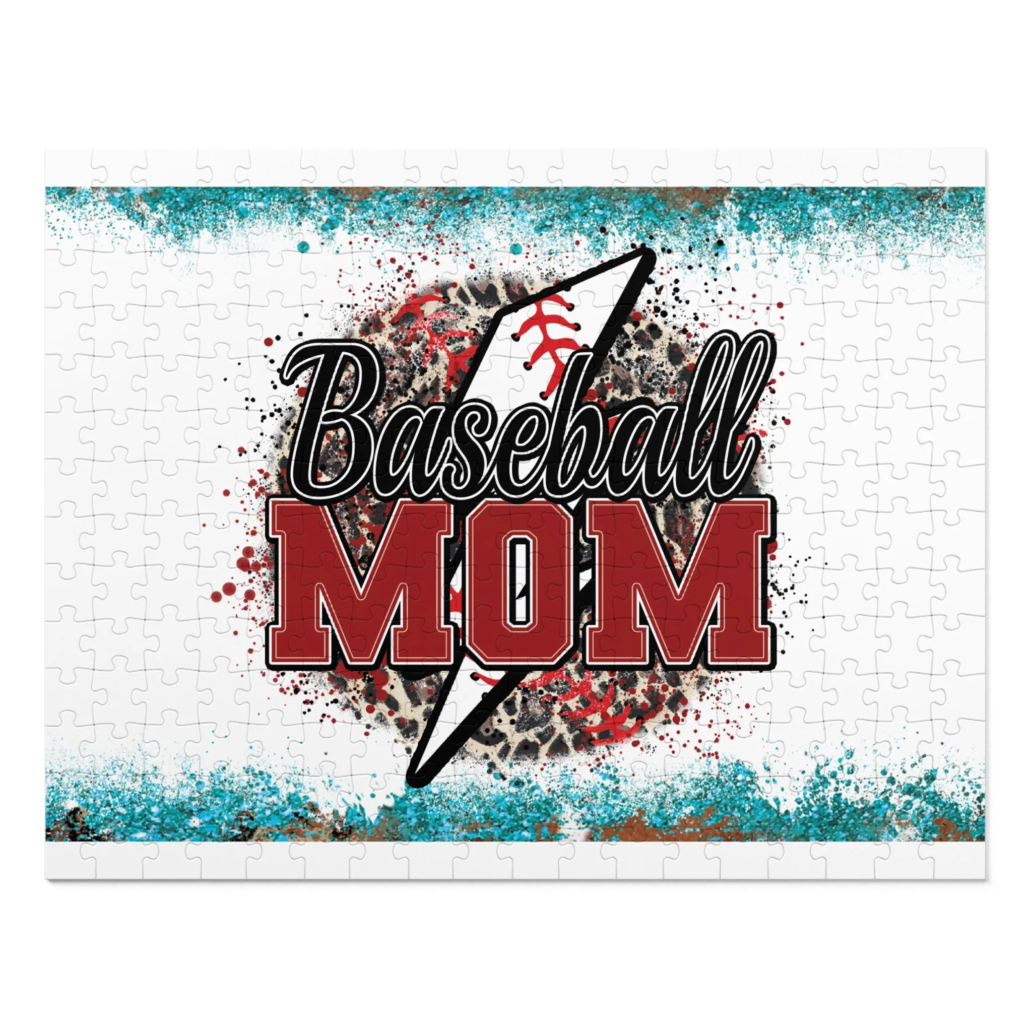 Jigsaw Puzzle, Western, Baseball Mom, Personalised/Non-Personalised (30, 110, 252, 500,1000-Piece)