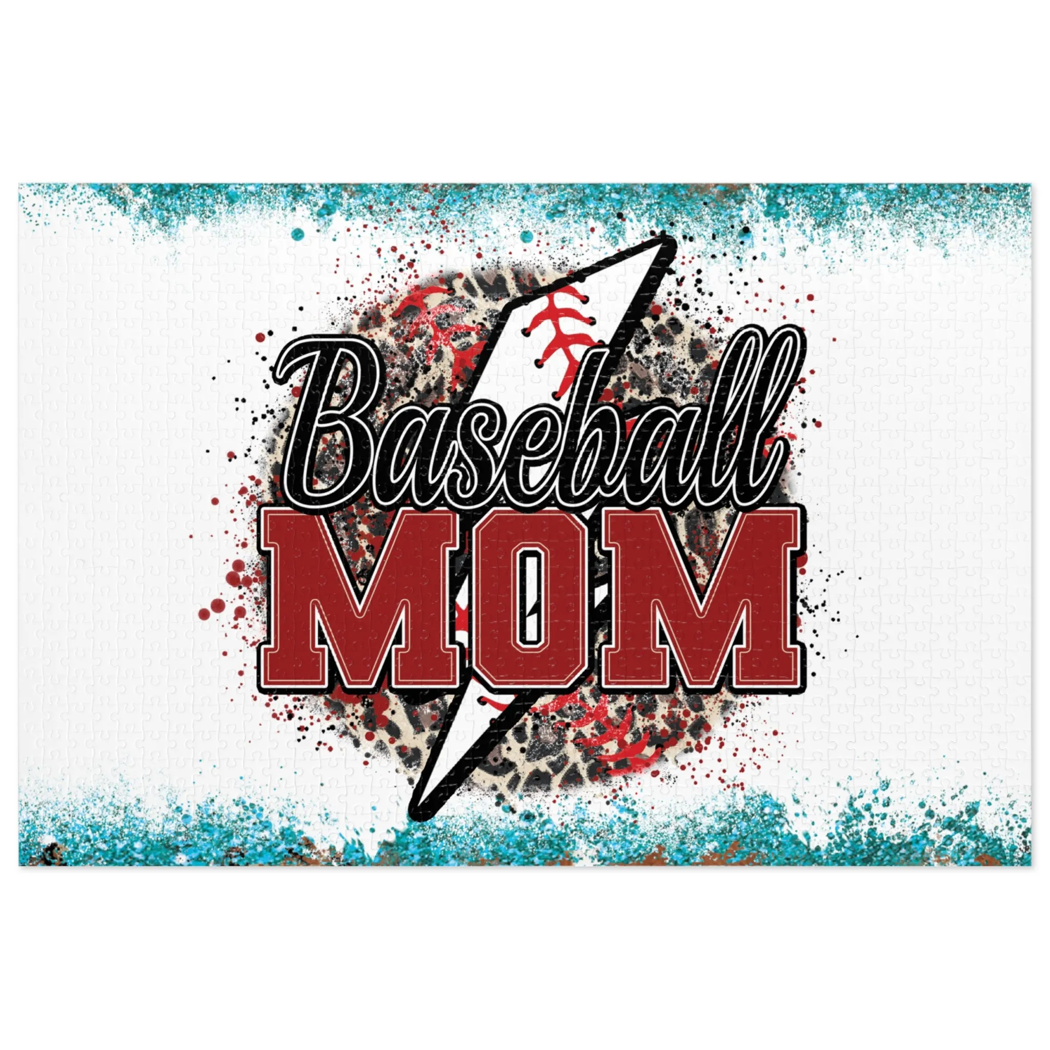 Jigsaw Puzzle, Western, Baseball Mom, Personalised/Non-Personalised (30, 110, 252, 500,1000-Piece)