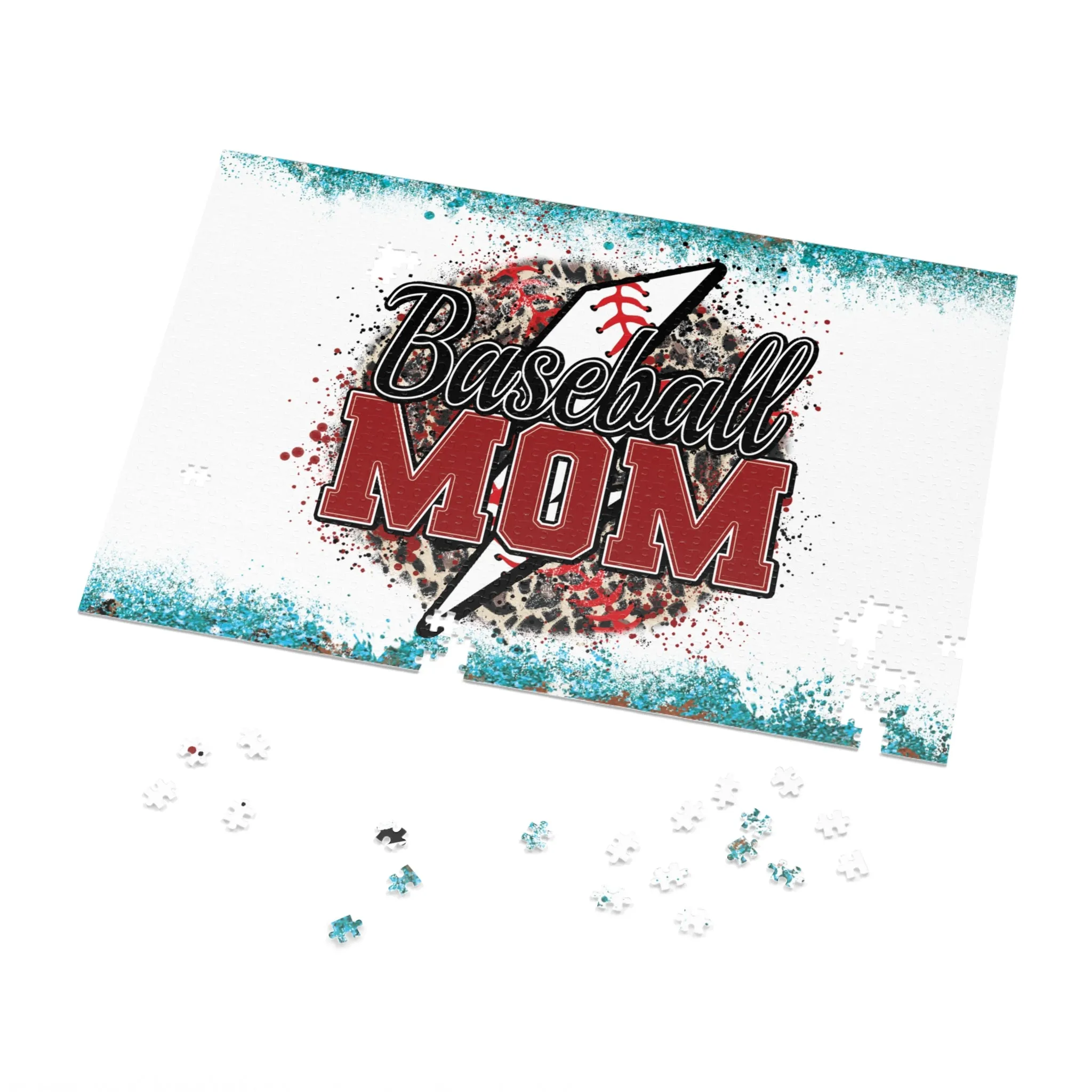 Jigsaw Puzzle, Western, Baseball Mom, Personalised/Non-Personalised (30, 110, 252, 500,1000-Piece)