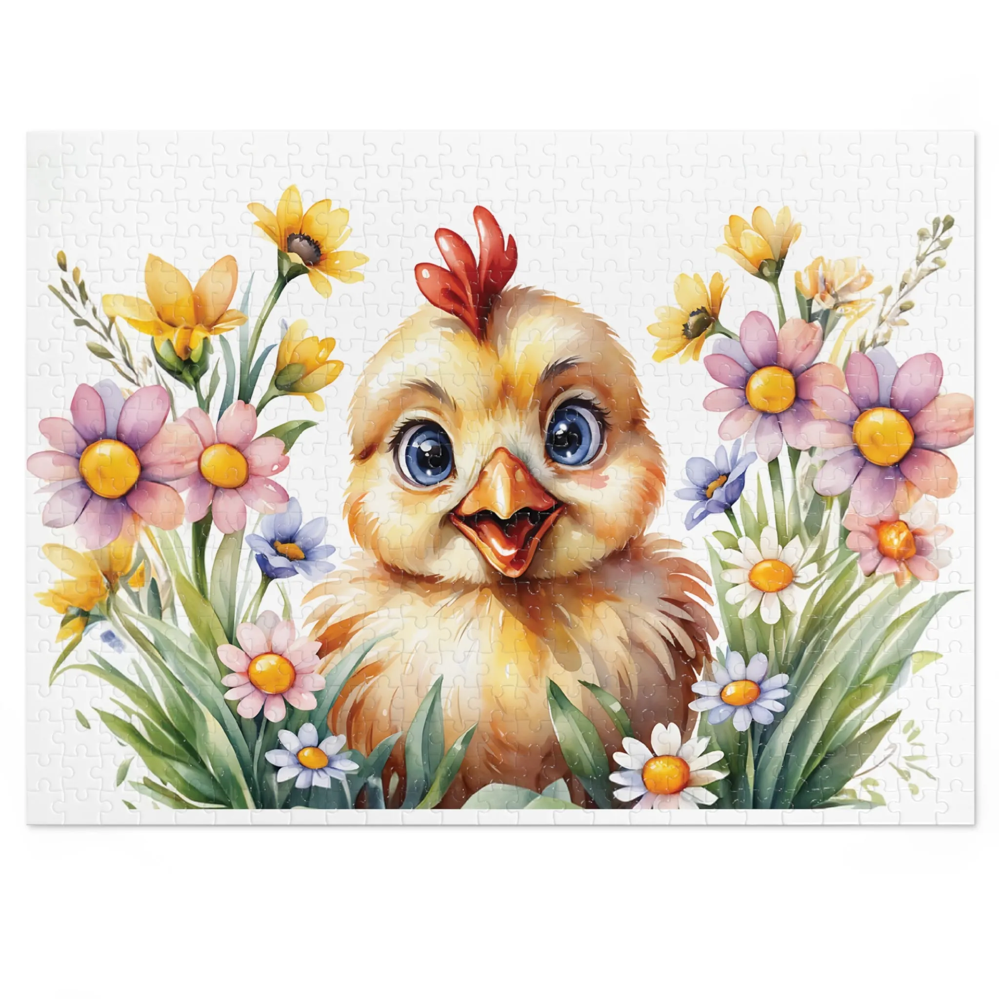 Jigsaw Puzzle, Western, Chicken, Personalised/Non-Personalised (30, 110, 252, 500,1000-Piece)