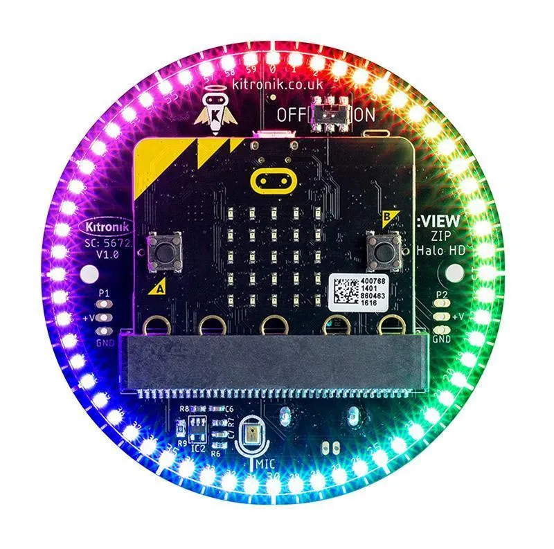 Kitronik Alarm Clock Kit with ZIP Halo HD for micro:bit