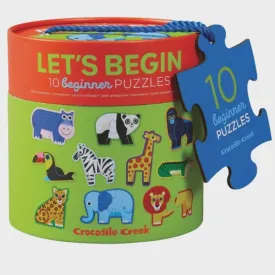 Let's Begin Toddler Puzzle 2 pc - Jungle