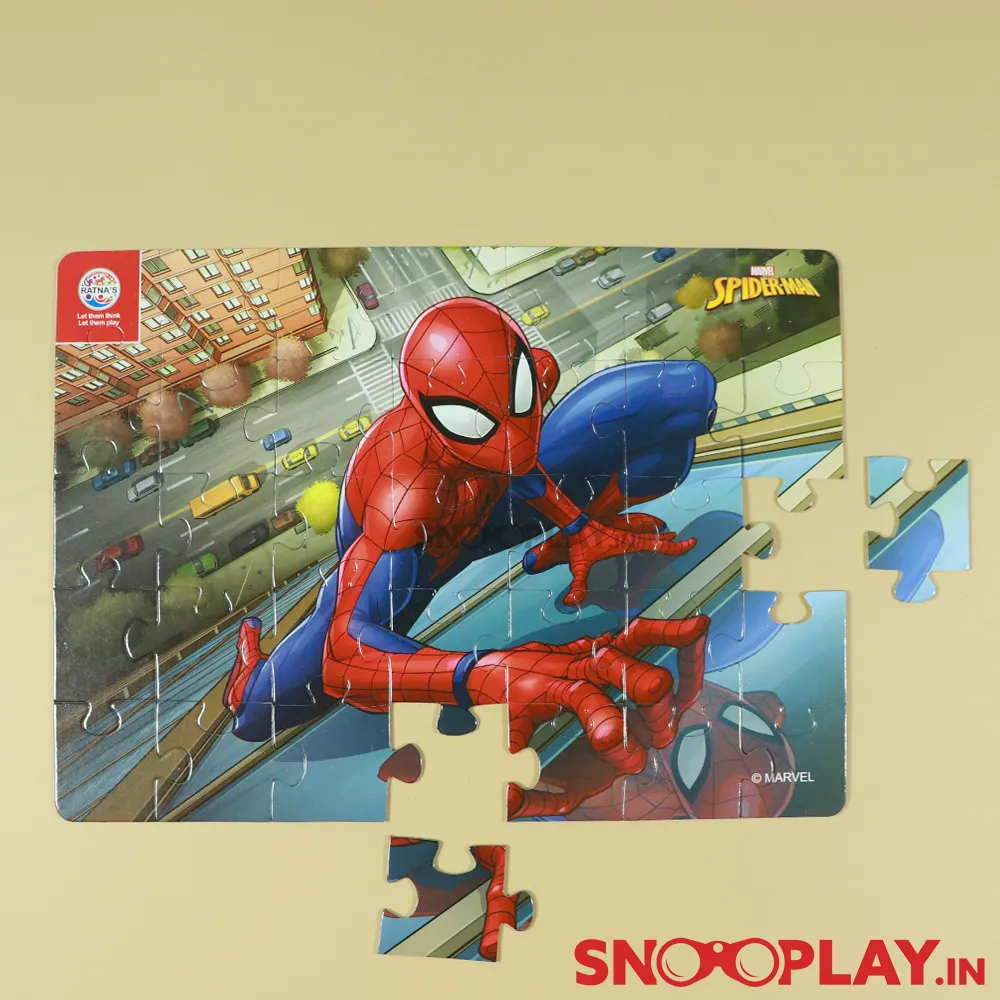 Licensed Spiderman Puzzle Game- 4 in 1 Puzzle Game