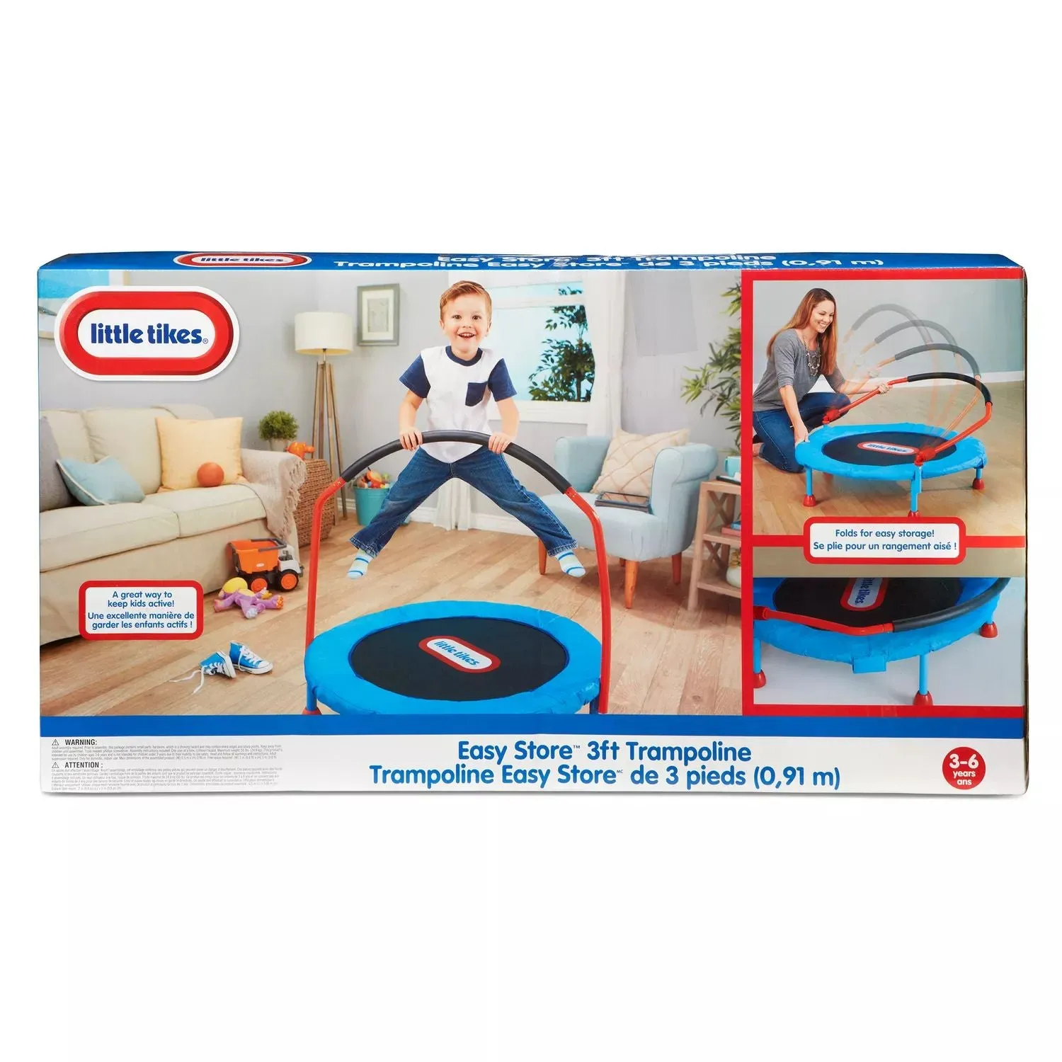 Little Tikes Easy Store 3ft. Little Tikes trampoline