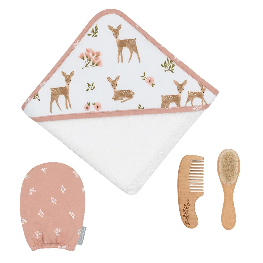 Living Textiles 4pc Baby Bath Gift Set -Sophia's Garden