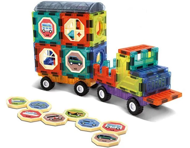 Magnetic Puzzle Blocks | 41Pcs