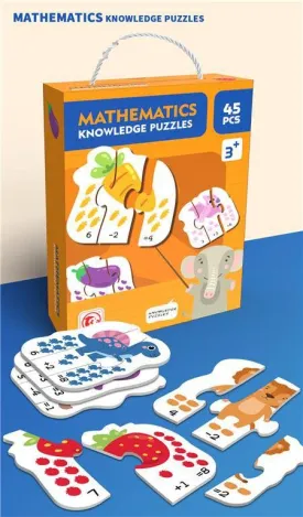 Mathematics Matching Jigsaw Puzzles - 45 pieces