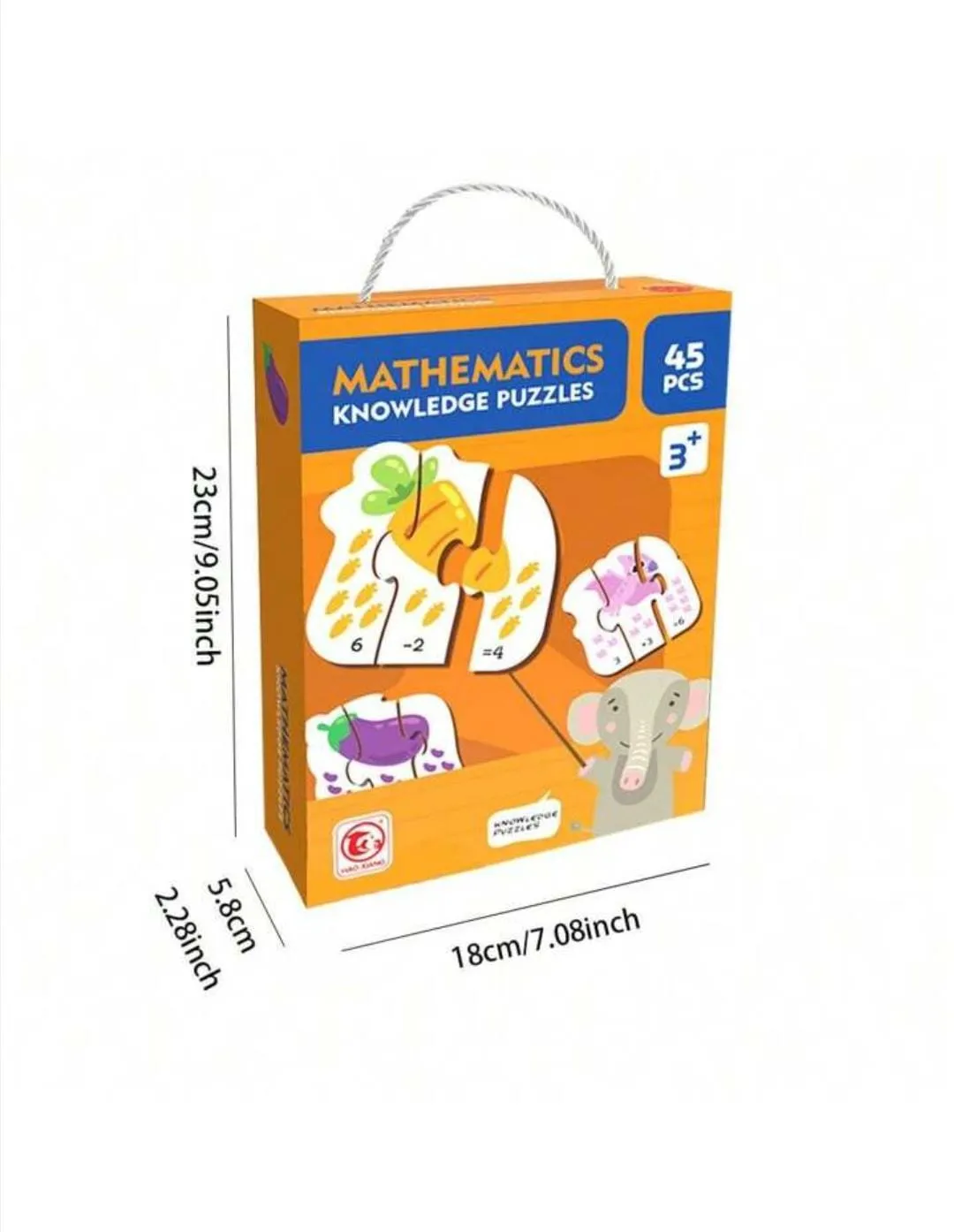 Mathematics Matching Jigsaw Puzzles - 45 pieces