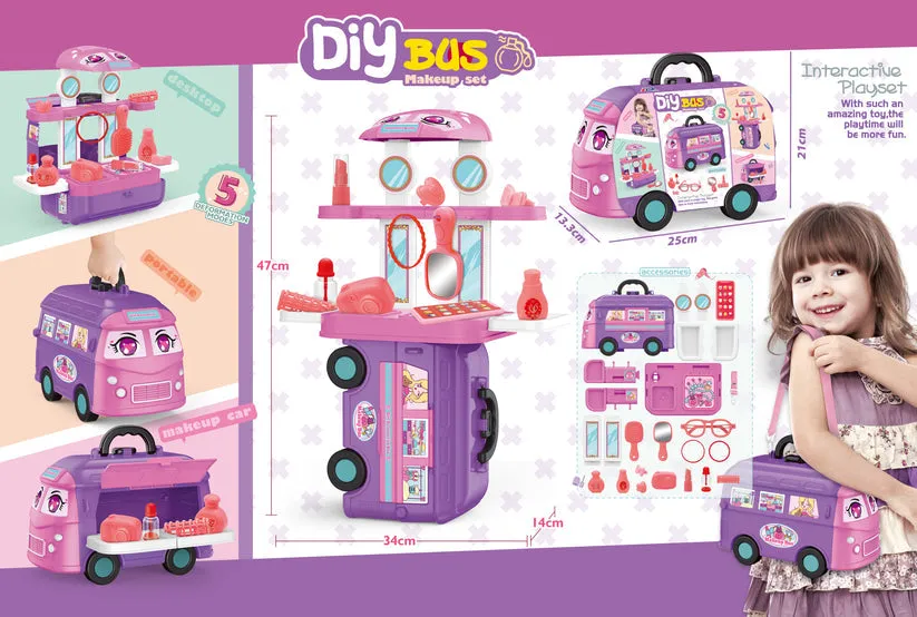 Maya & Friends DIY Bus Interactive Playset (Make Up Set) - 3 Variant