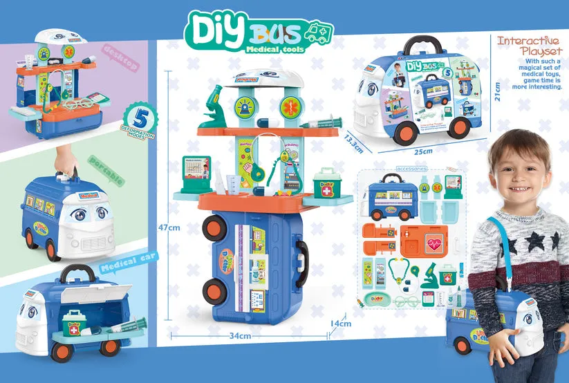 Maya & Friends DIY Bus Interactive Playset (Make Up Set) - 3 Variant