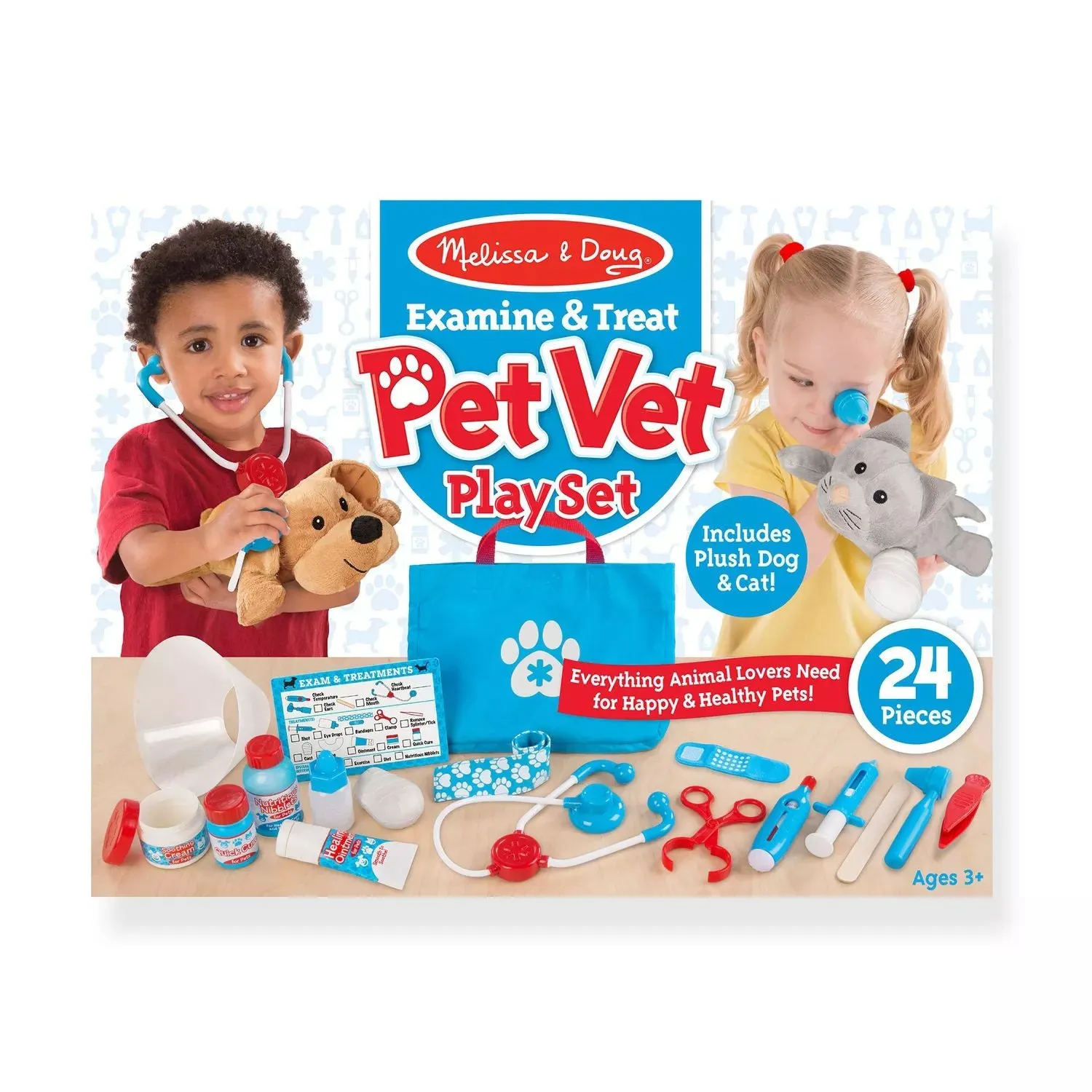 Melissa & Doug veterinary kit for examination and treatment of pets Melissa & Doug