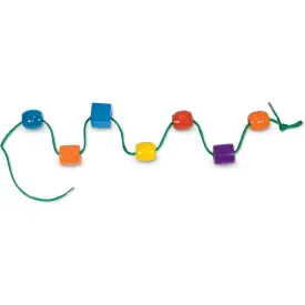 Melissa & Doug Wooden Primary Lacing Beads