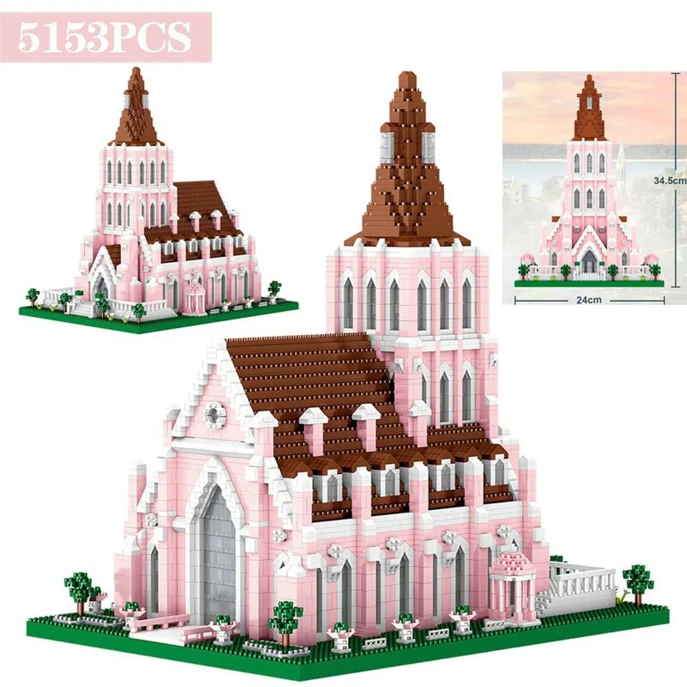 MOC  Compatible  Harvard School MIT Cambridge College Tokyo Campus Princeton and Oxford UK University Cathedral Model Building Block Toys