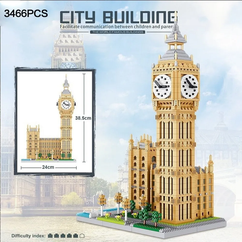 MOC  Compatible  Harvard School MIT Cambridge College Tokyo Campus Princeton and Oxford UK University Cathedral Model Building Block Toys