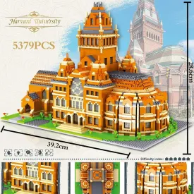 MOC  Compatible  Harvard School MIT Cambridge College Tokyo Campus Princeton and Oxford UK University Cathedral Model Building Block Toys