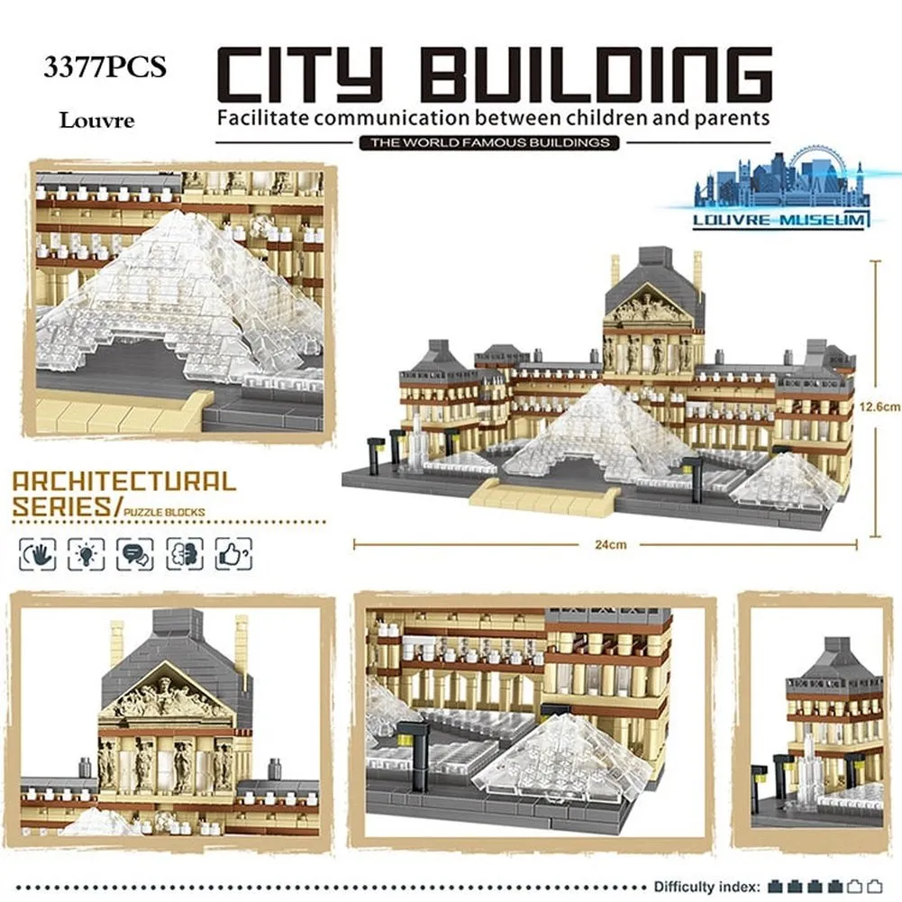 MOC  Compatible  Harvard School MIT Cambridge College Tokyo Campus Princeton and Oxford UK University Cathedral Model Building Block Toys