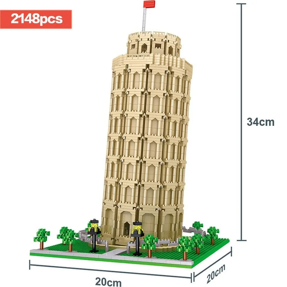 MOC  Compatible  Harvard School MIT Cambridge College Tokyo Campus Princeton and Oxford UK University Cathedral Model Building Block Toys