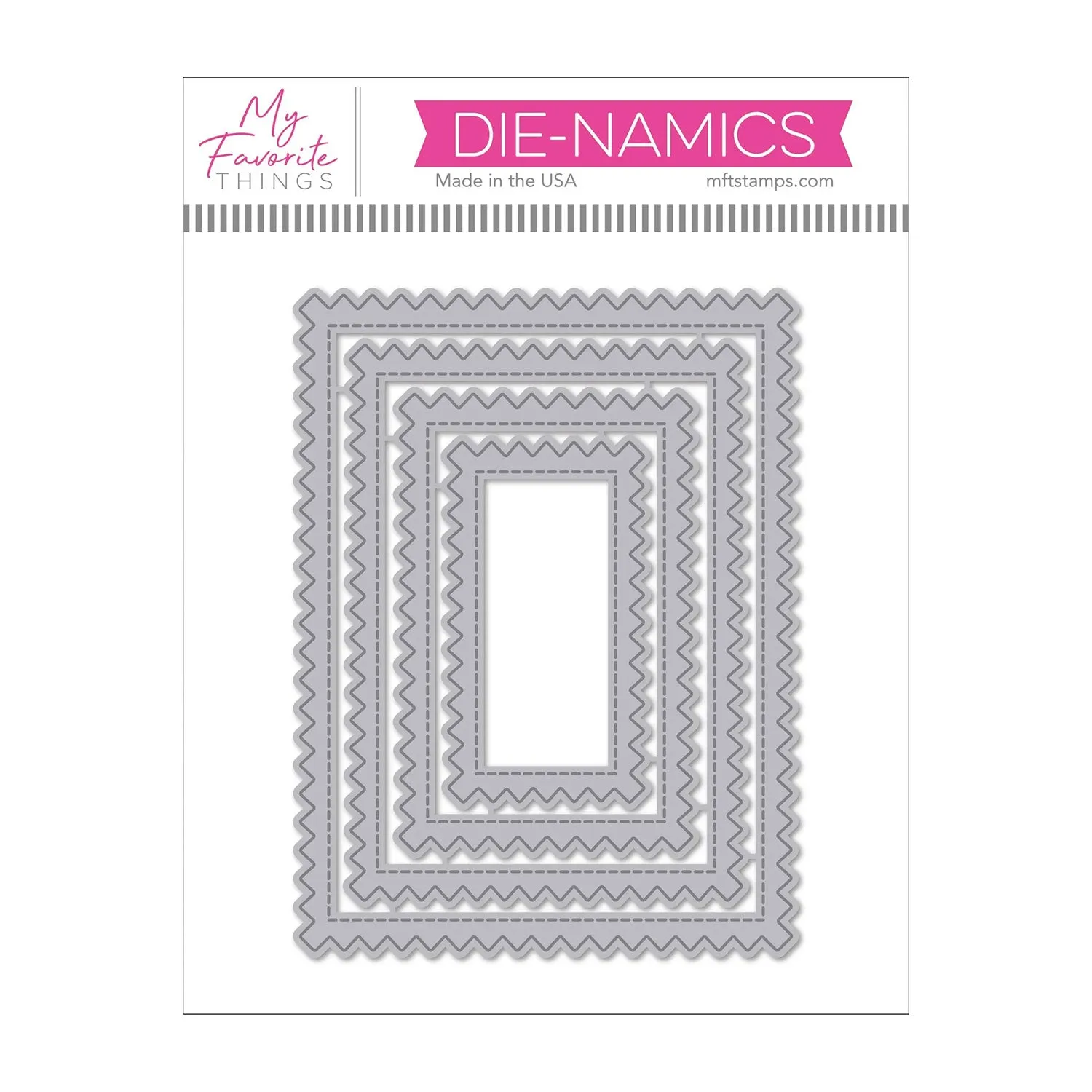 My Favorite Things Die-Namics Dies - Stitched Pinking Edge Rectangle STAX