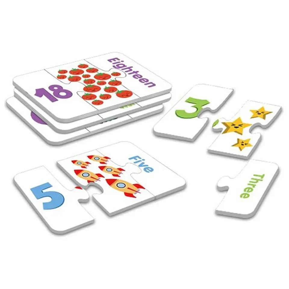 Number Matching Jigsaw Puzzles - 45 pieces