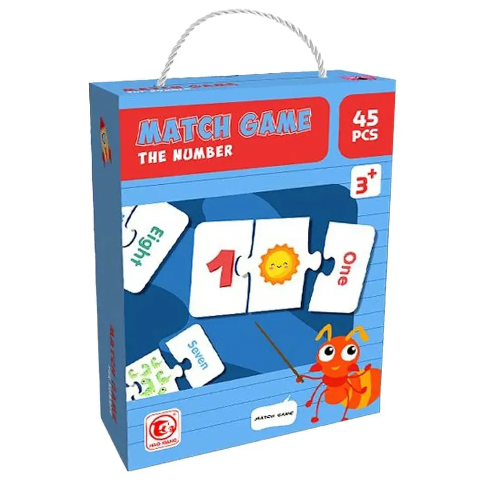 Number Matching Jigsaw Puzzles - 45 pieces