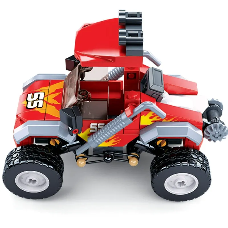 Off-Road Vehicle-Red Building Block Kit (150 Pcs)