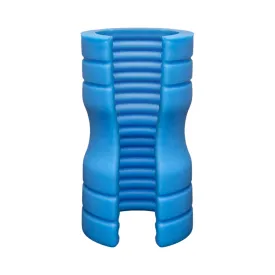 Optimale Truskyn Silicone Stroker Ribbed Blue