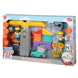 Playgo Toys Ent. Ltd. Battery Operated Crane And Construction