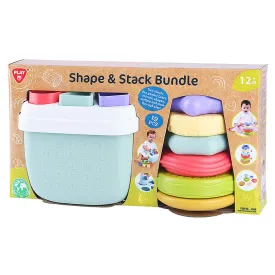 Eco-Friendly Bio-Based Shape Stacking Toy Bundle by Playgo Toys Ent. Ltd.