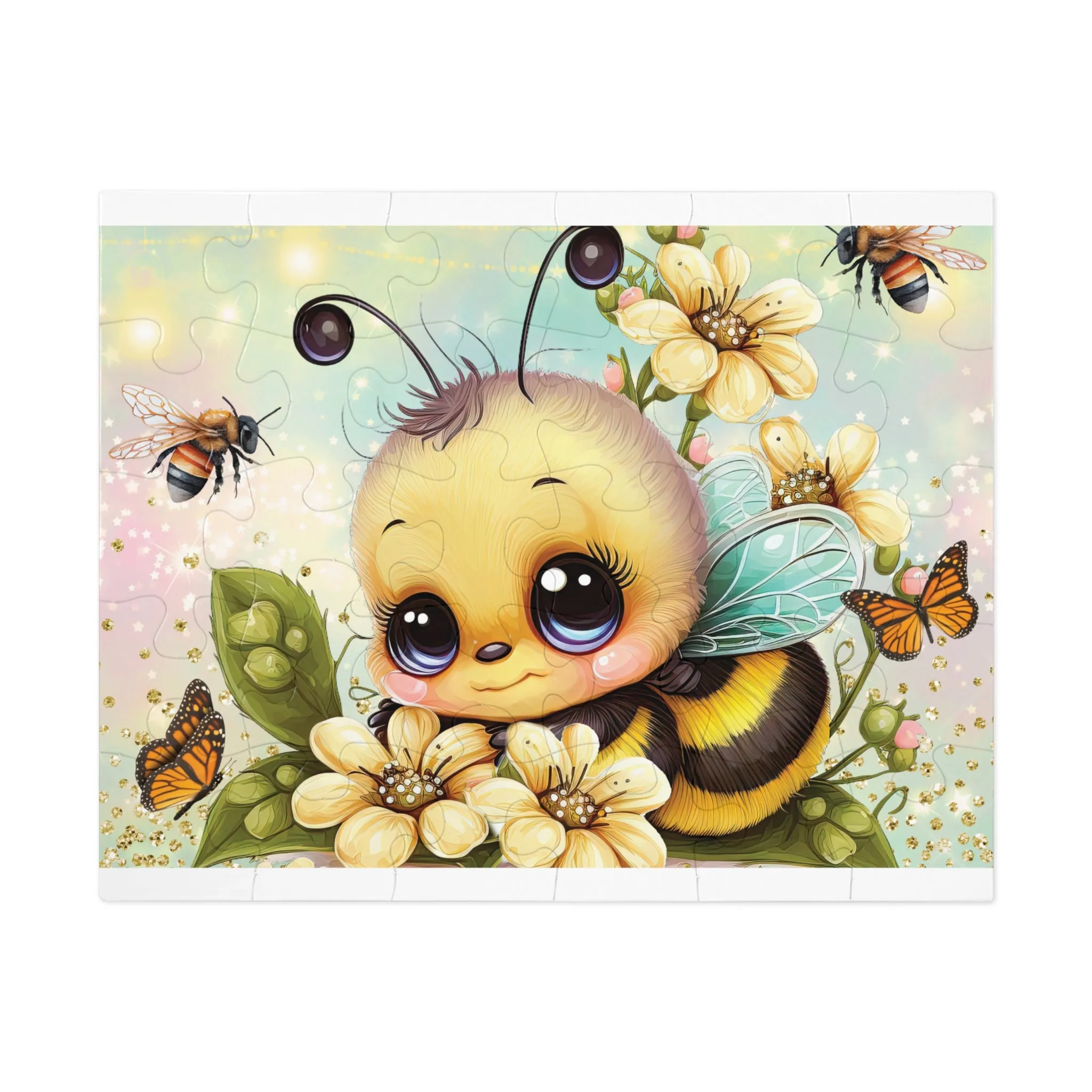 Puzzle, Bee, Personalised/Non-Personalised (30, 110, 252, 500,1000-Piece) awd-668