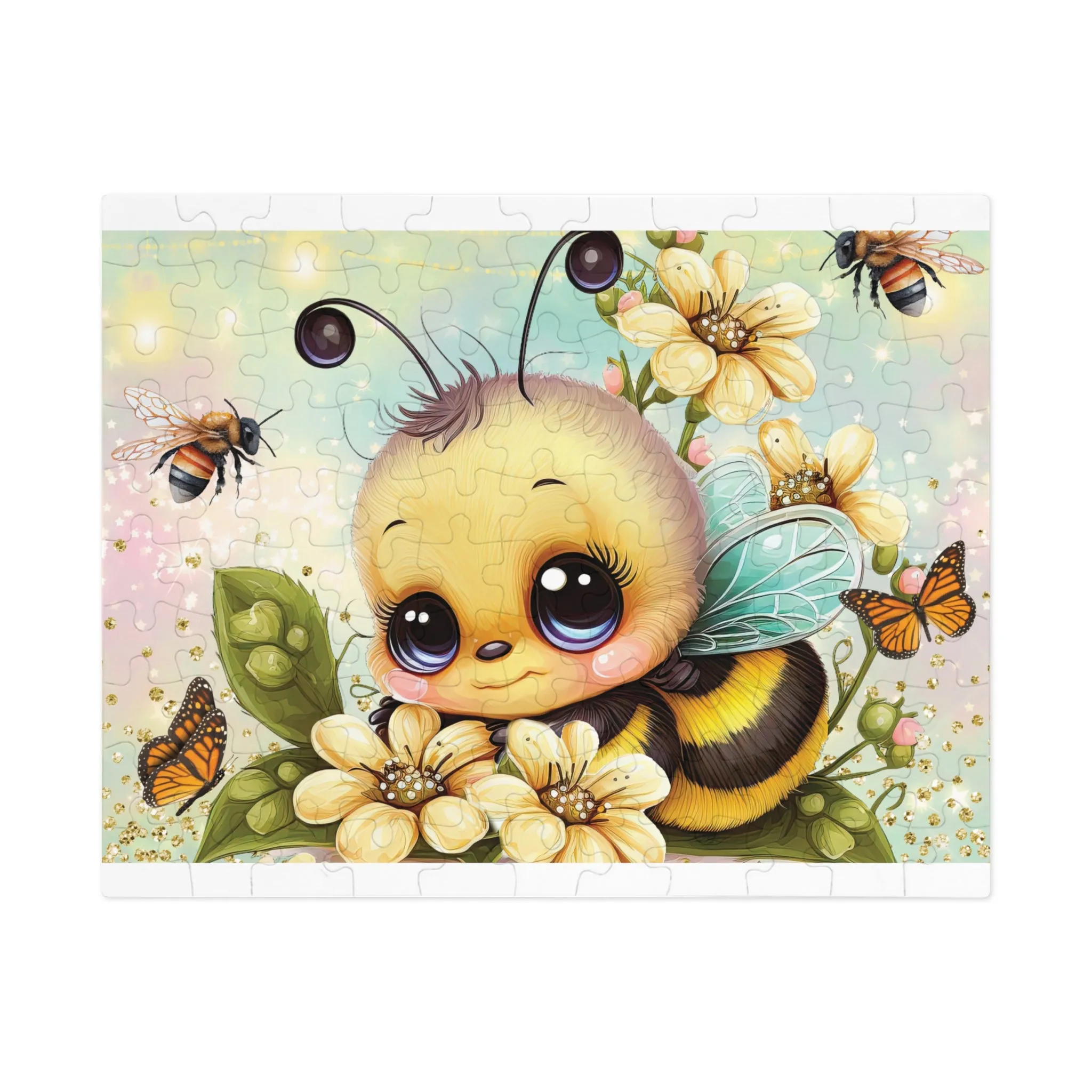 Puzzle, Bee, Personalised/Non-Personalised (30, 110, 252, 500,1000-Piece) awd-668