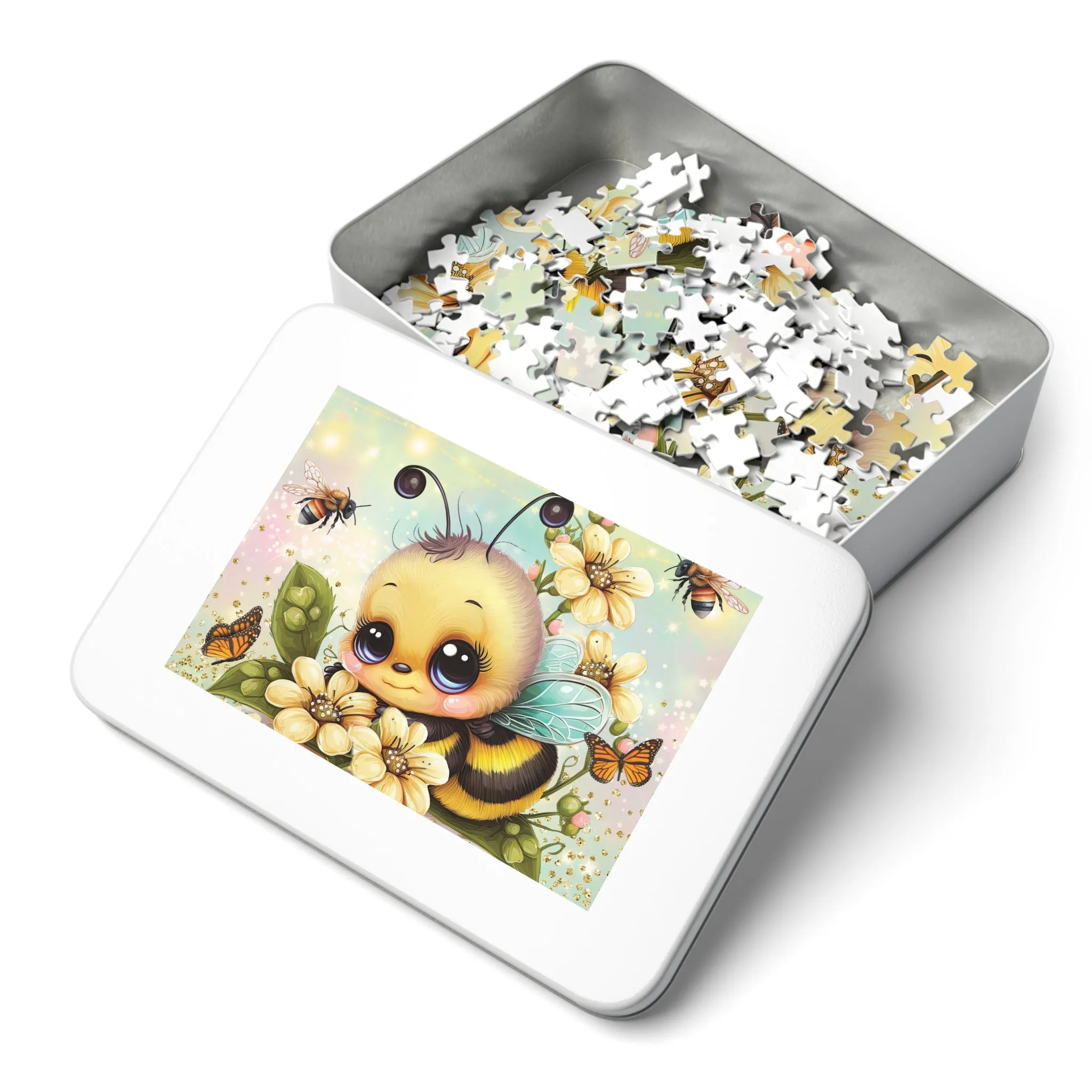 Puzzle, Bee, Personalised/Non-Personalised (30, 110, 252, 500,1000-Piece) awd-668